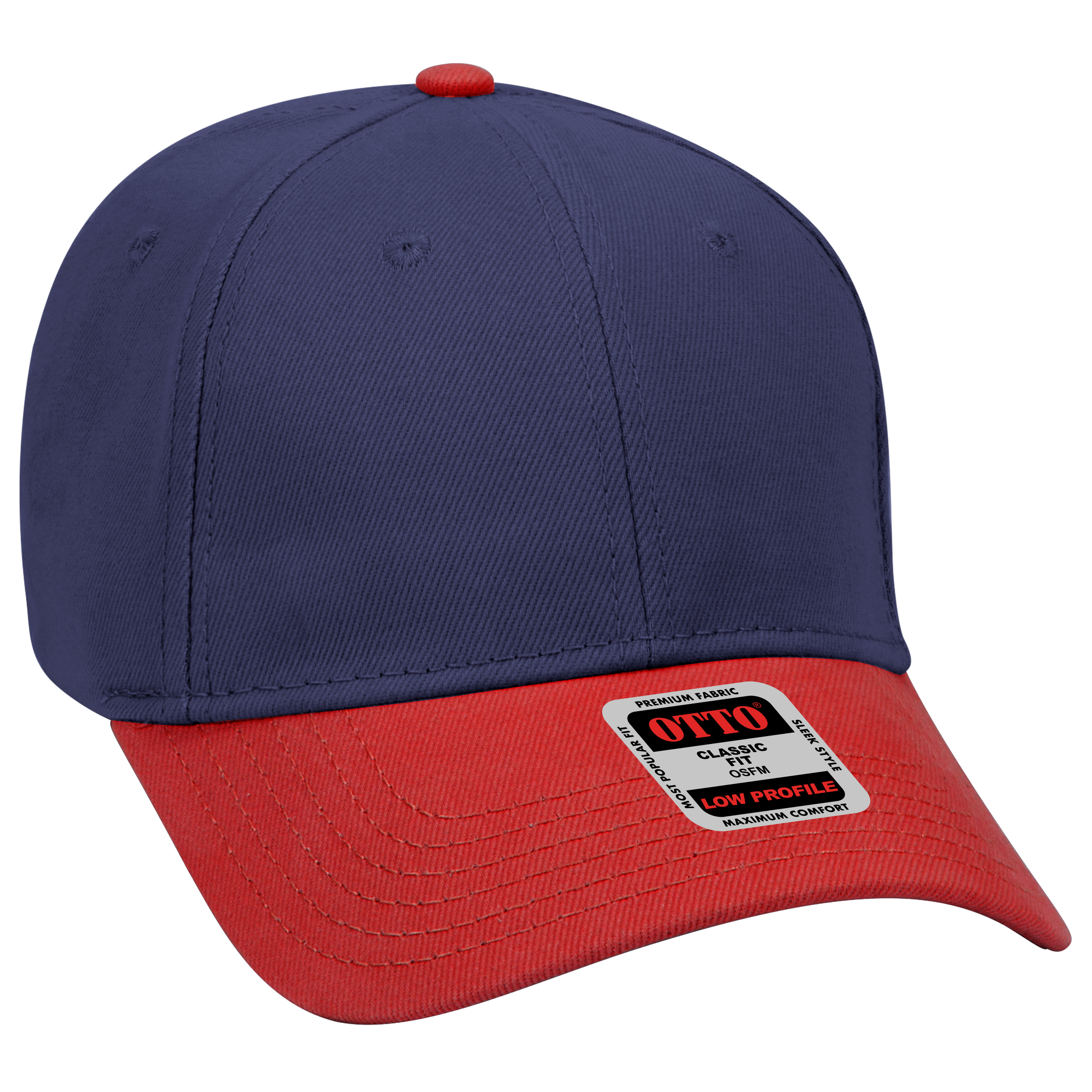 OTTO CAP® 6 Panel Low Profile Baseball Cap 1