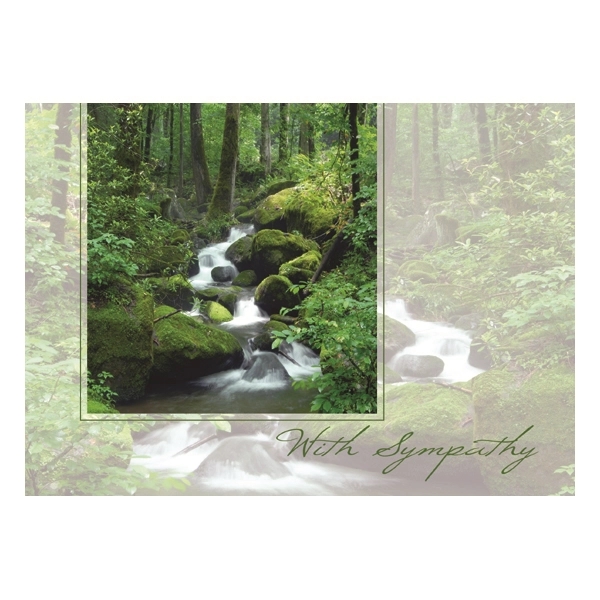 By The Stream Sympathy Cards 2
