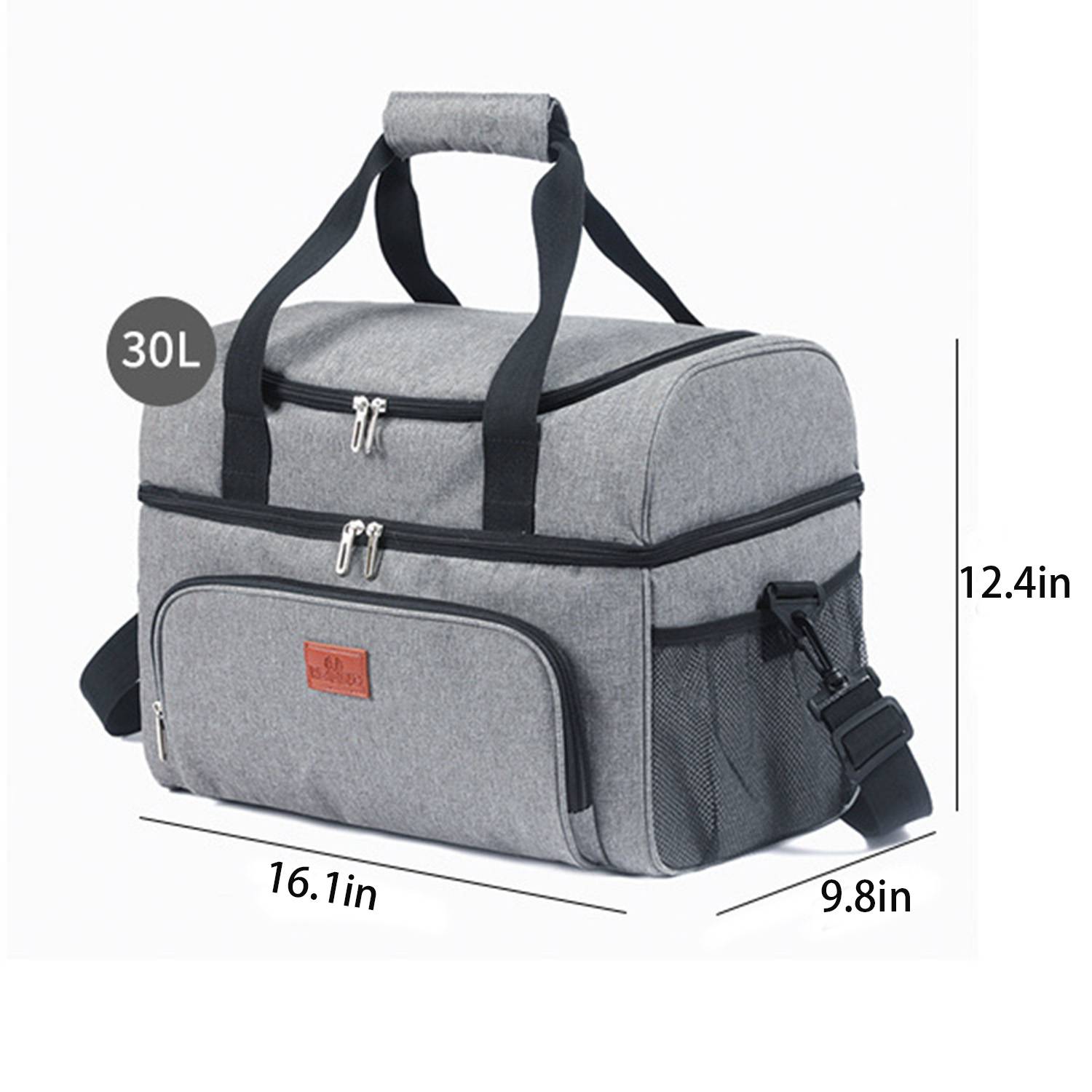 30L Oxford Insulated Cooler Bag w/ Handle for Picnic 3