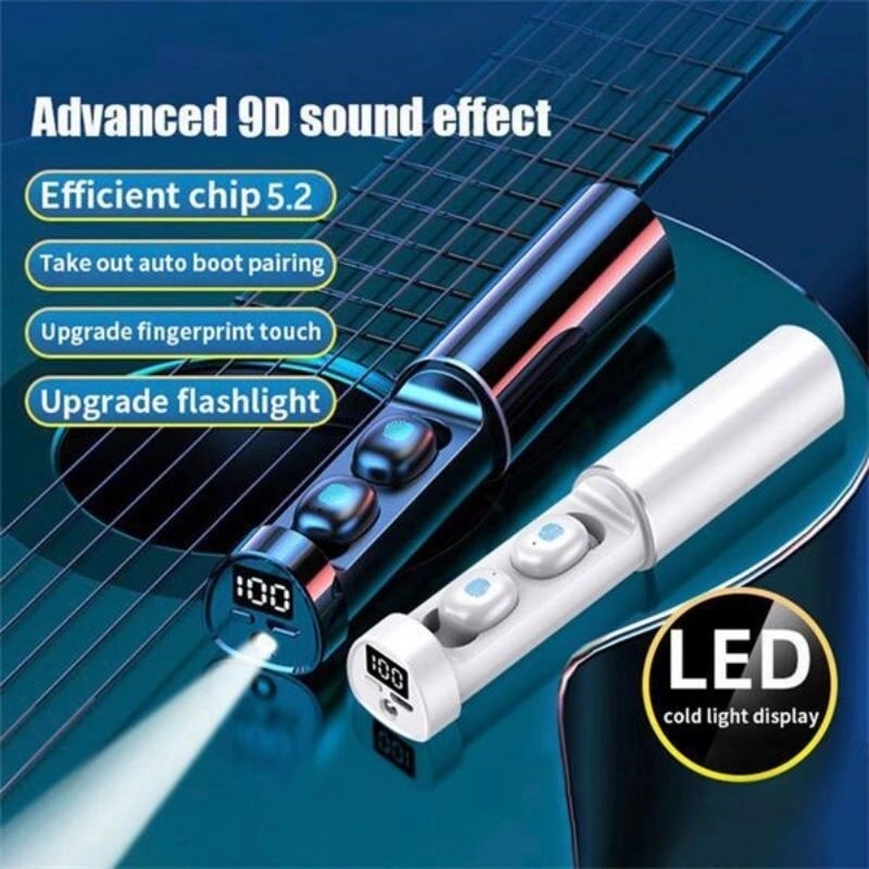 Smart Touch Wireless Earbuds with Charging Box 7