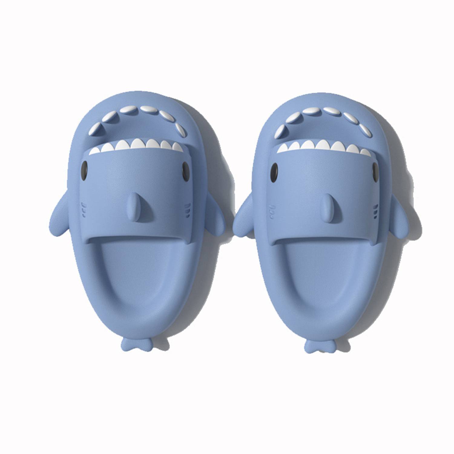 Indoor Non-slip Thick Sole Shark Slippers 3
