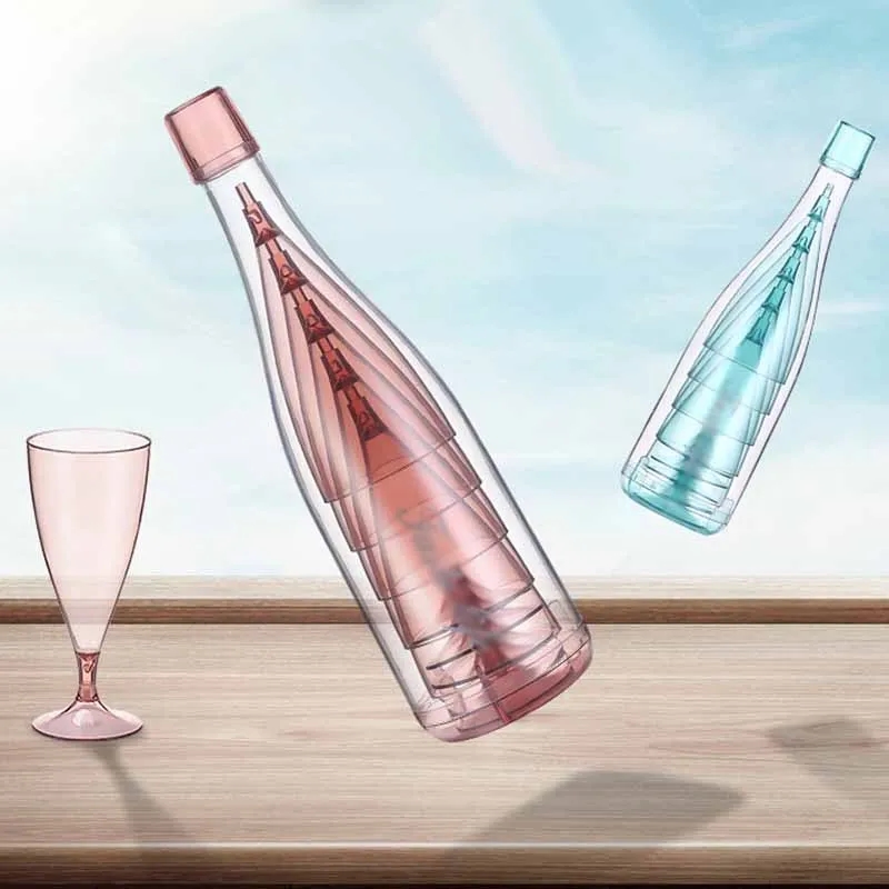 Picnic plastic wine glasses 5-piece set are BPA-free 8