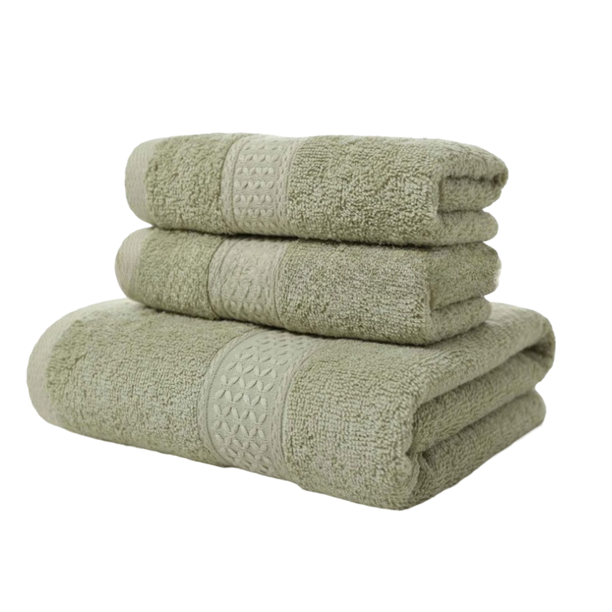 3-Piece Luxury Bath Towel Set 1