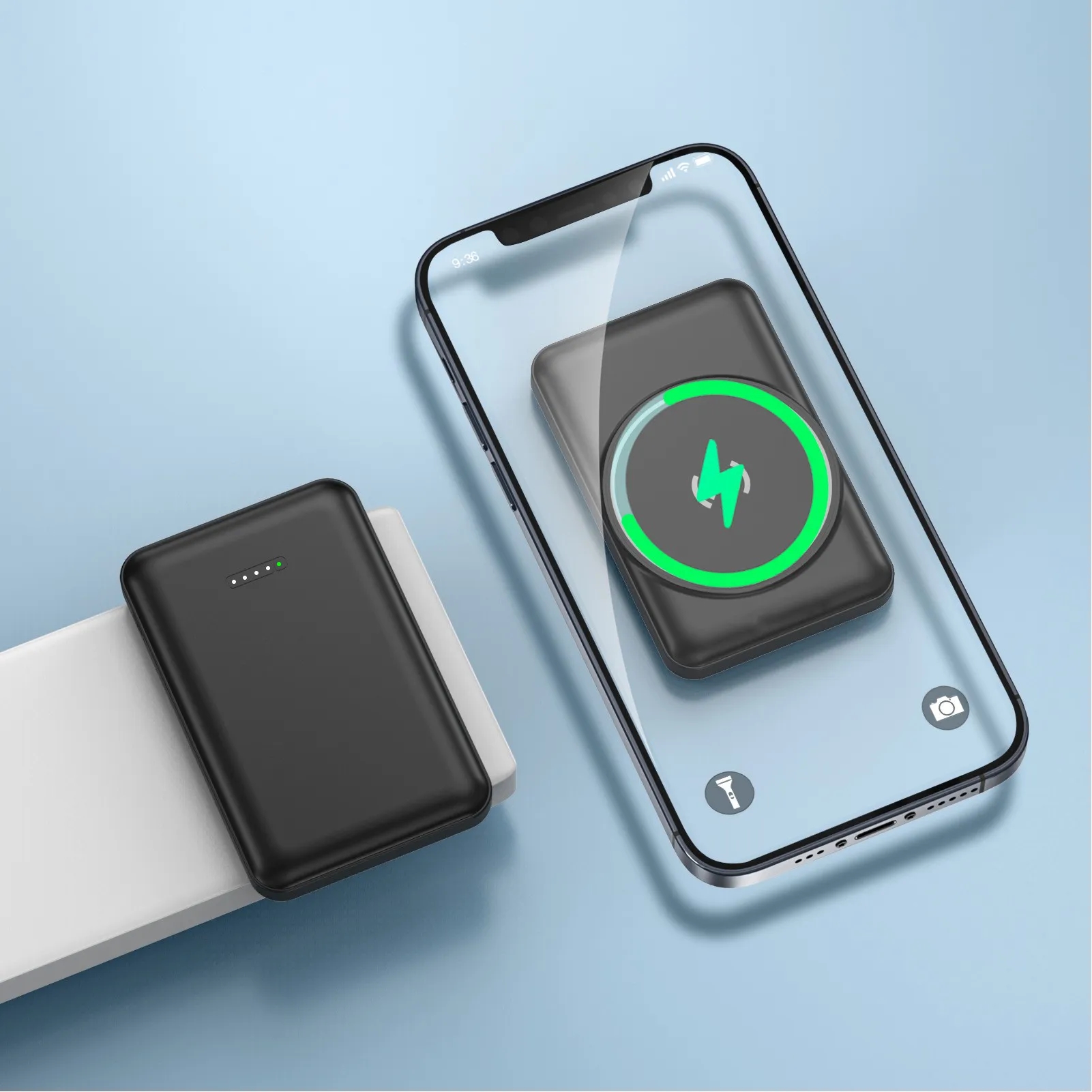 5000mAh Fast Magnetic Power Bank 15W Wireless Charger 1