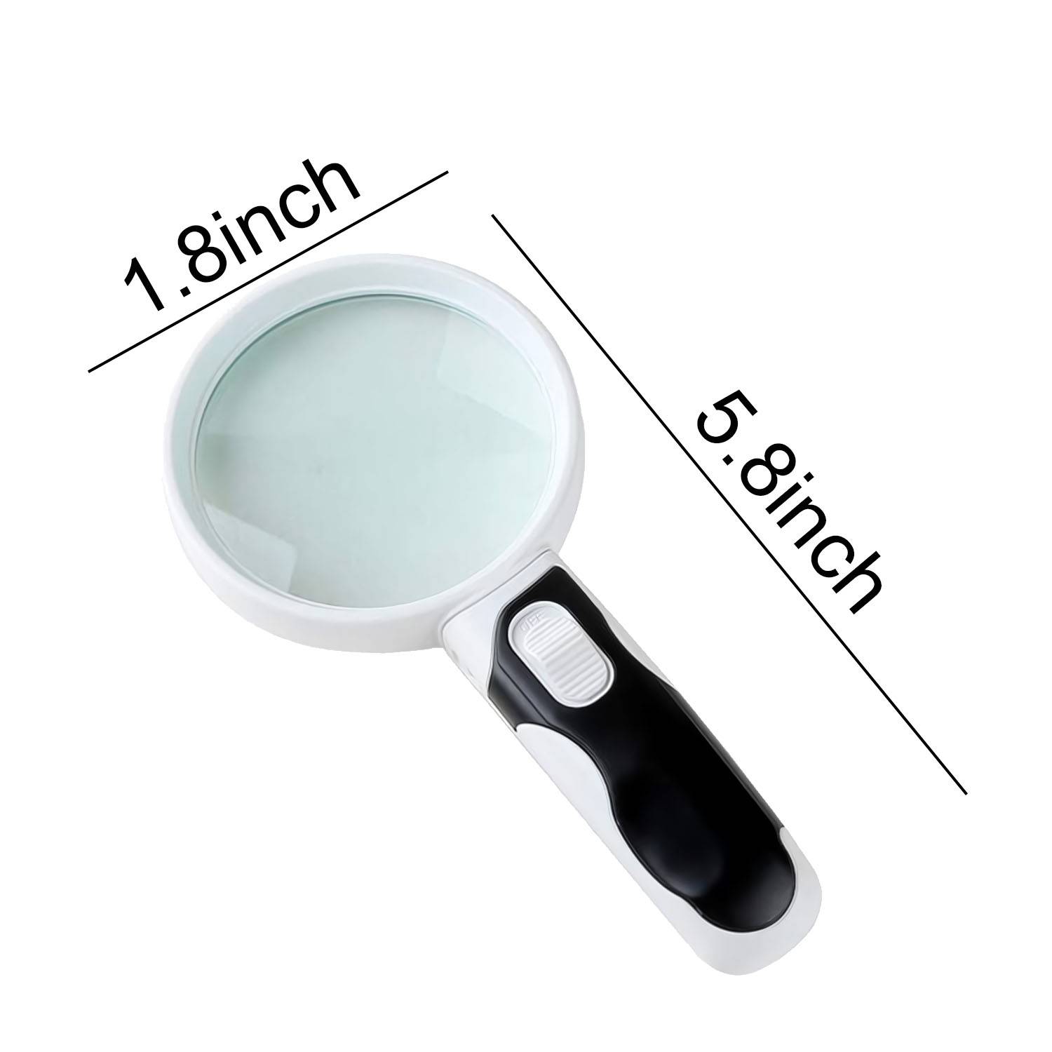 Handheld Magnifying Glass With Light Detachable 9