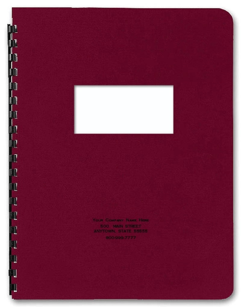 Cover - Report, Punch & Bind With Window 13