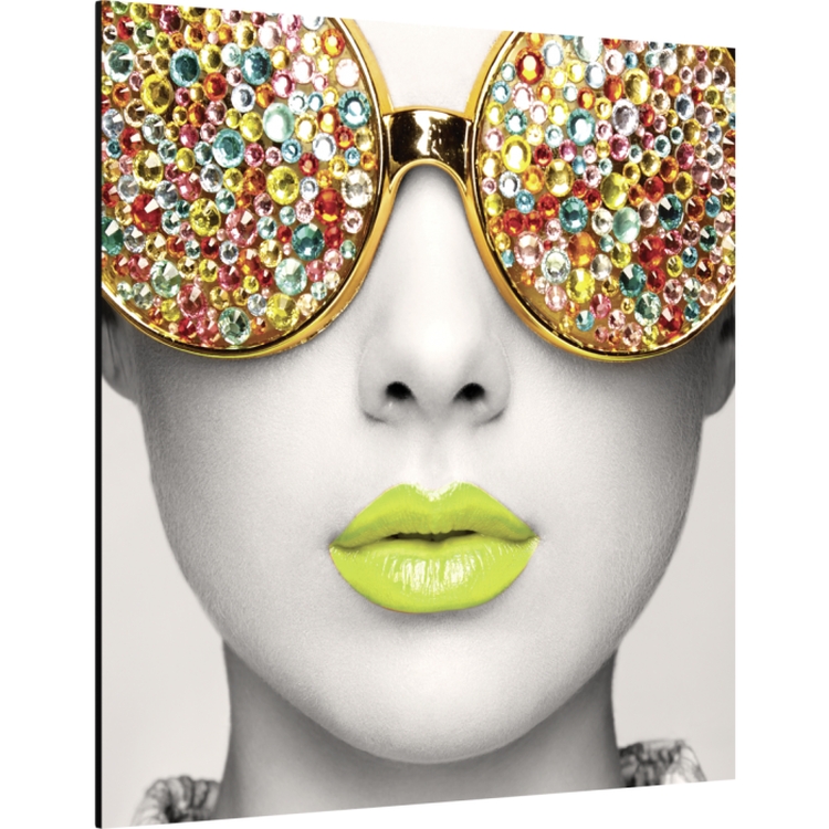 Vector Frame Edge Square S-03 Fabric Poster Display