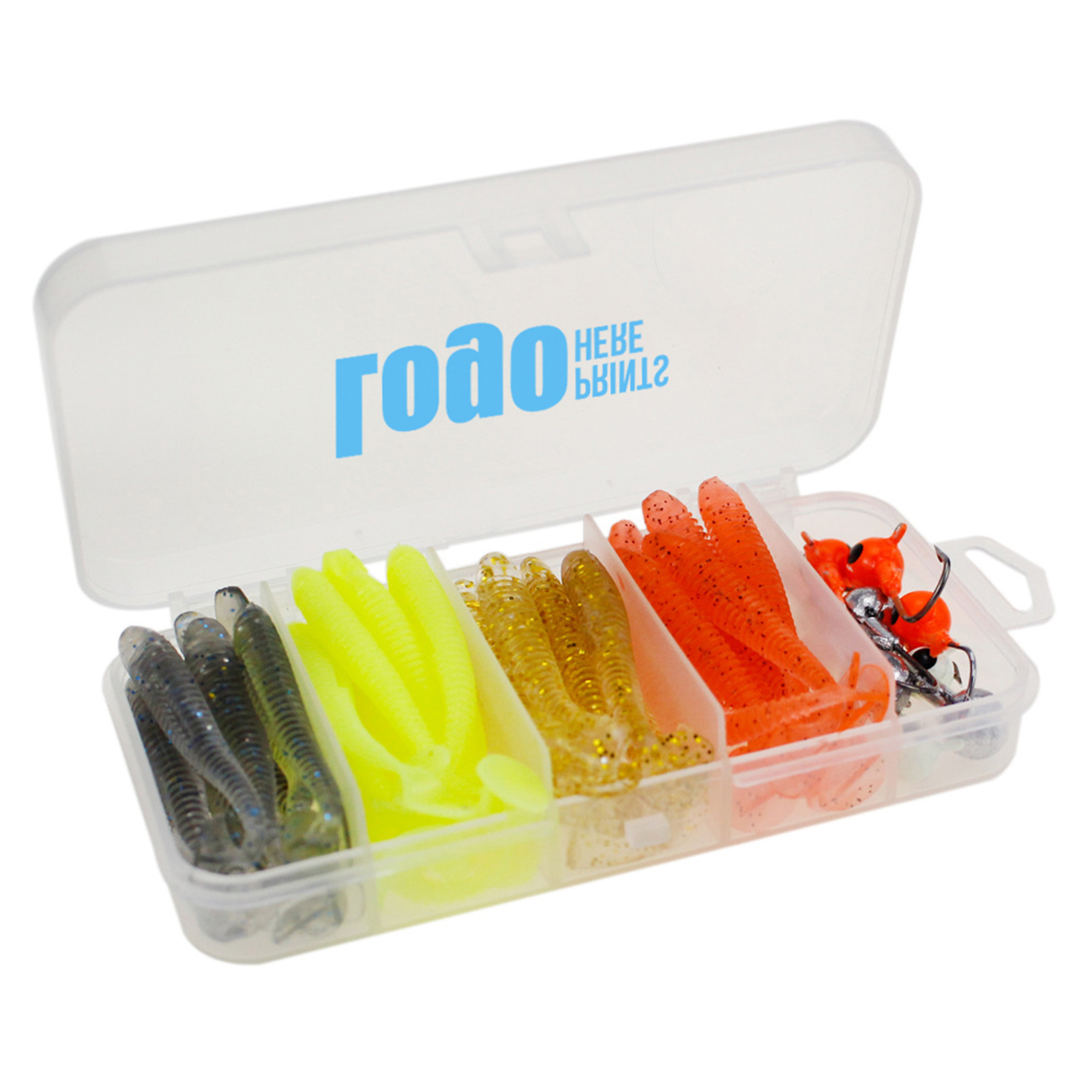 49 Pieces Fishing Lure with Plastic Case 3