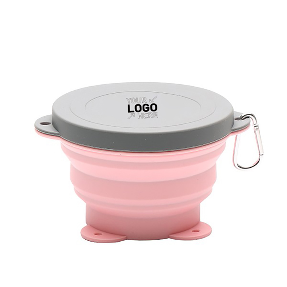 Collapsible Bowl with Lid for Camping Hiking Travel 2