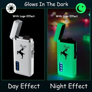 Luminous Dual Arc Lighter With USB Charging And Touch Activation 6