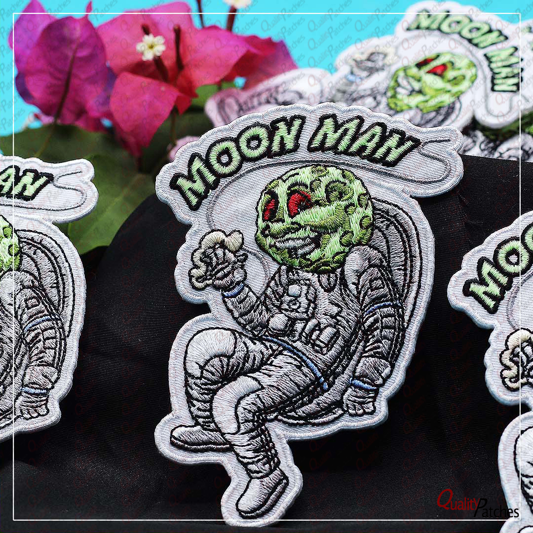 Custom Die Cut Embroidered Patches 83