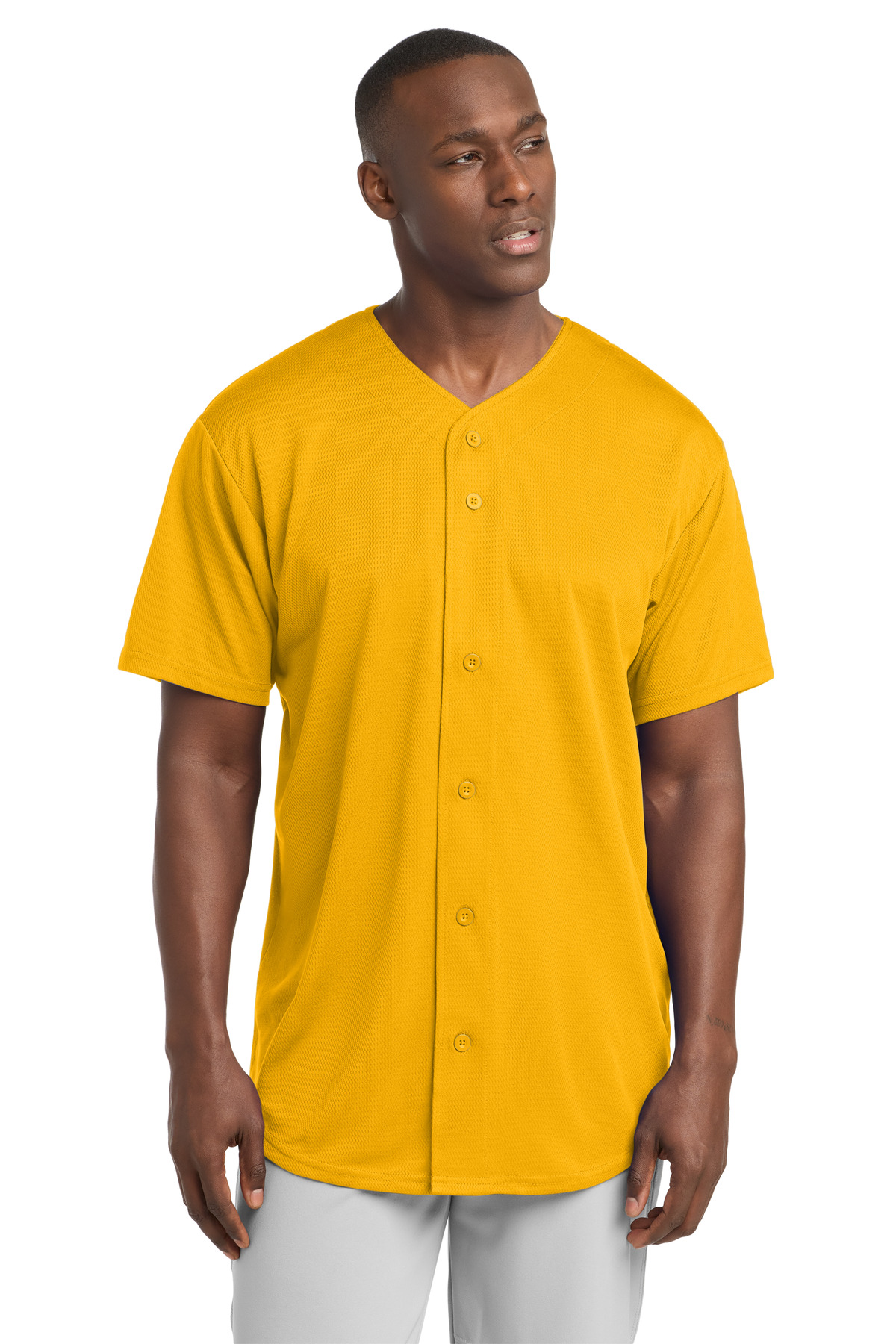 Sport-Tek PosiCharge Tough Mesh Full-Button Jersey. ST220 19