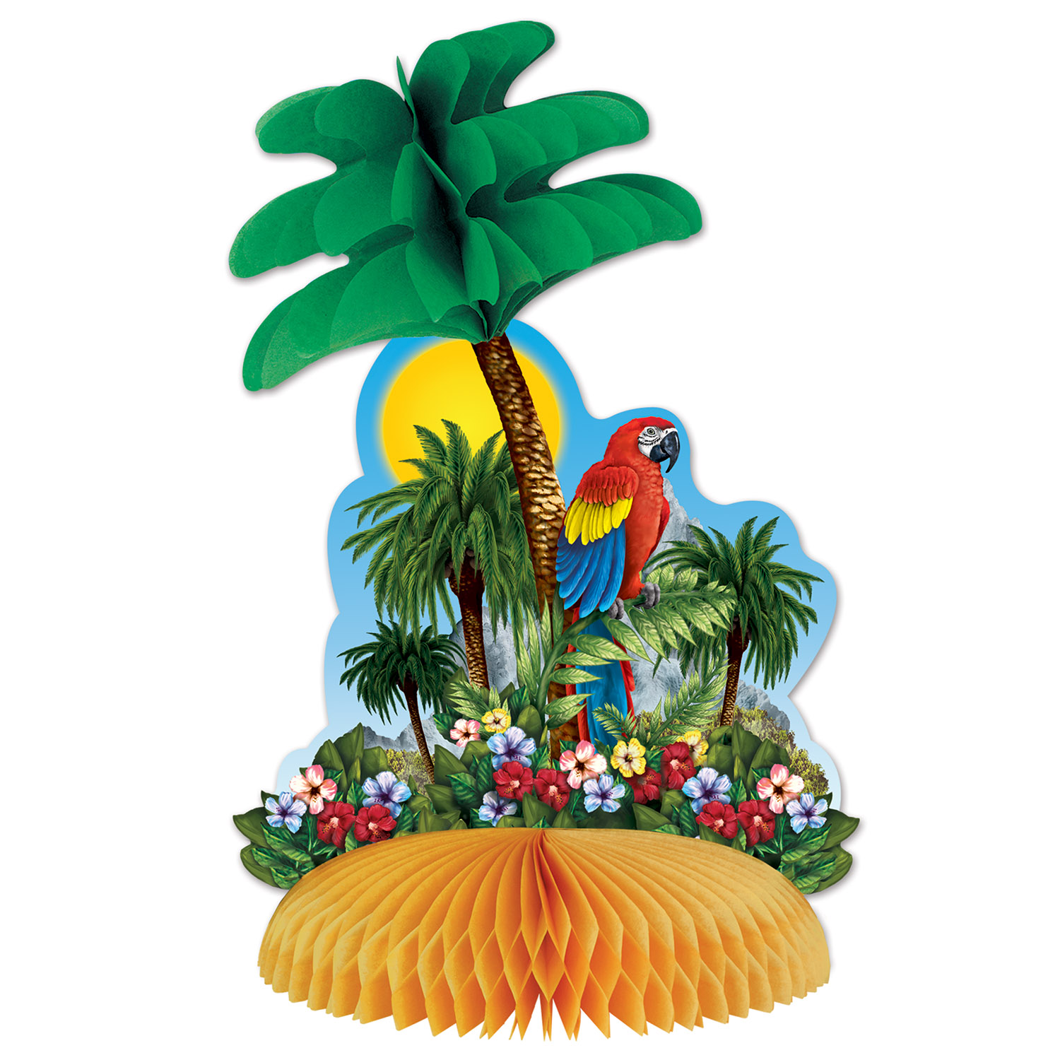 Tropical Island Centerpiece 1