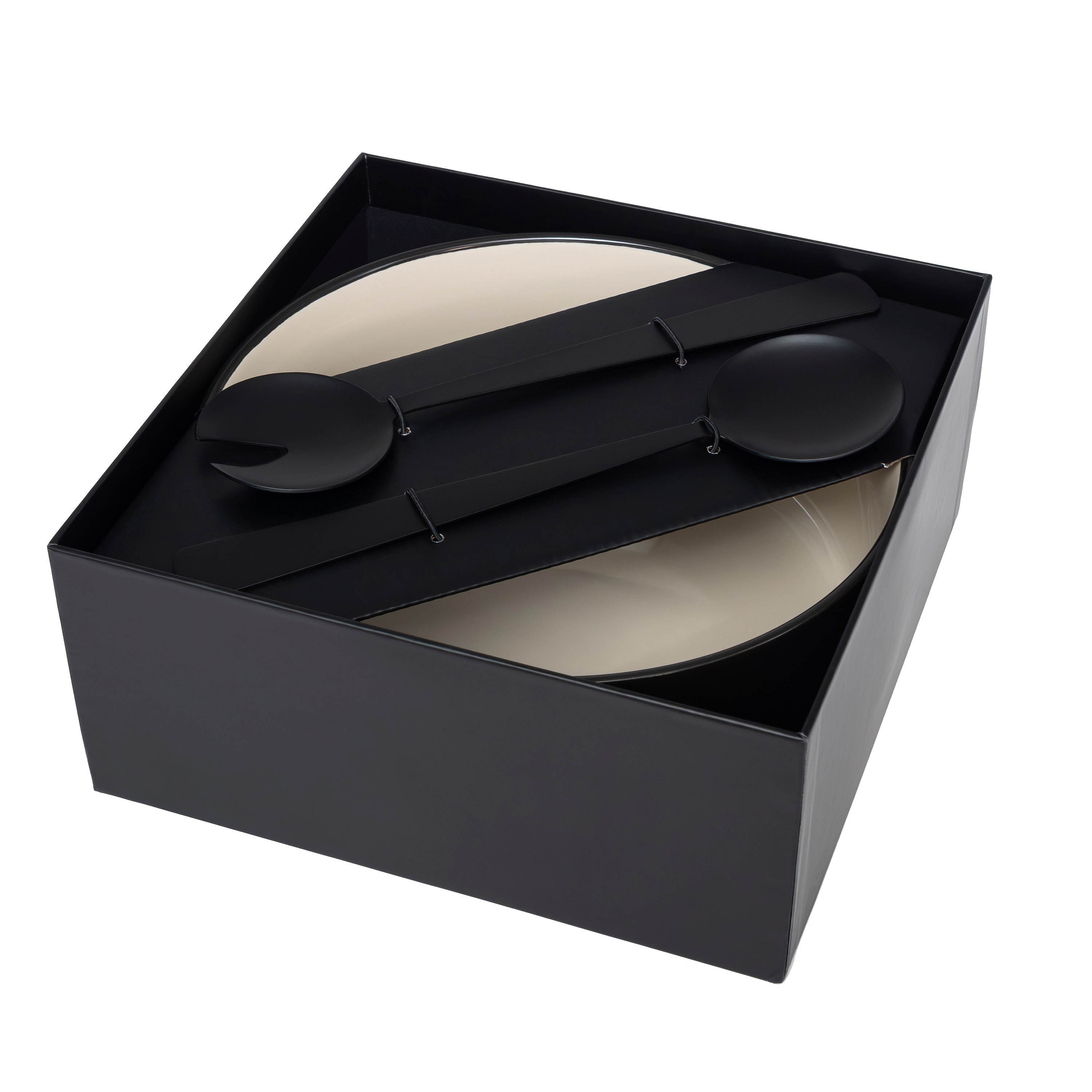 Solstice Porcelain Bowl And Serving Utensil Set 9