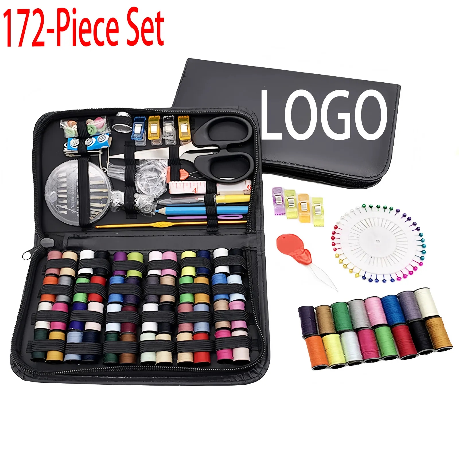 Compact Travel Sewing Kit with Repair Tools 2