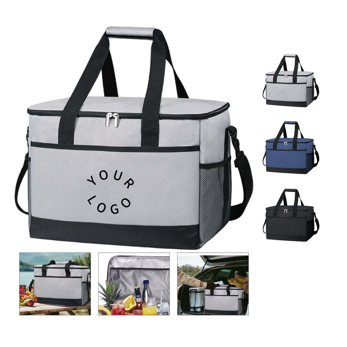 Durable Oxford Cooler Bag with Heat Press Lining 3