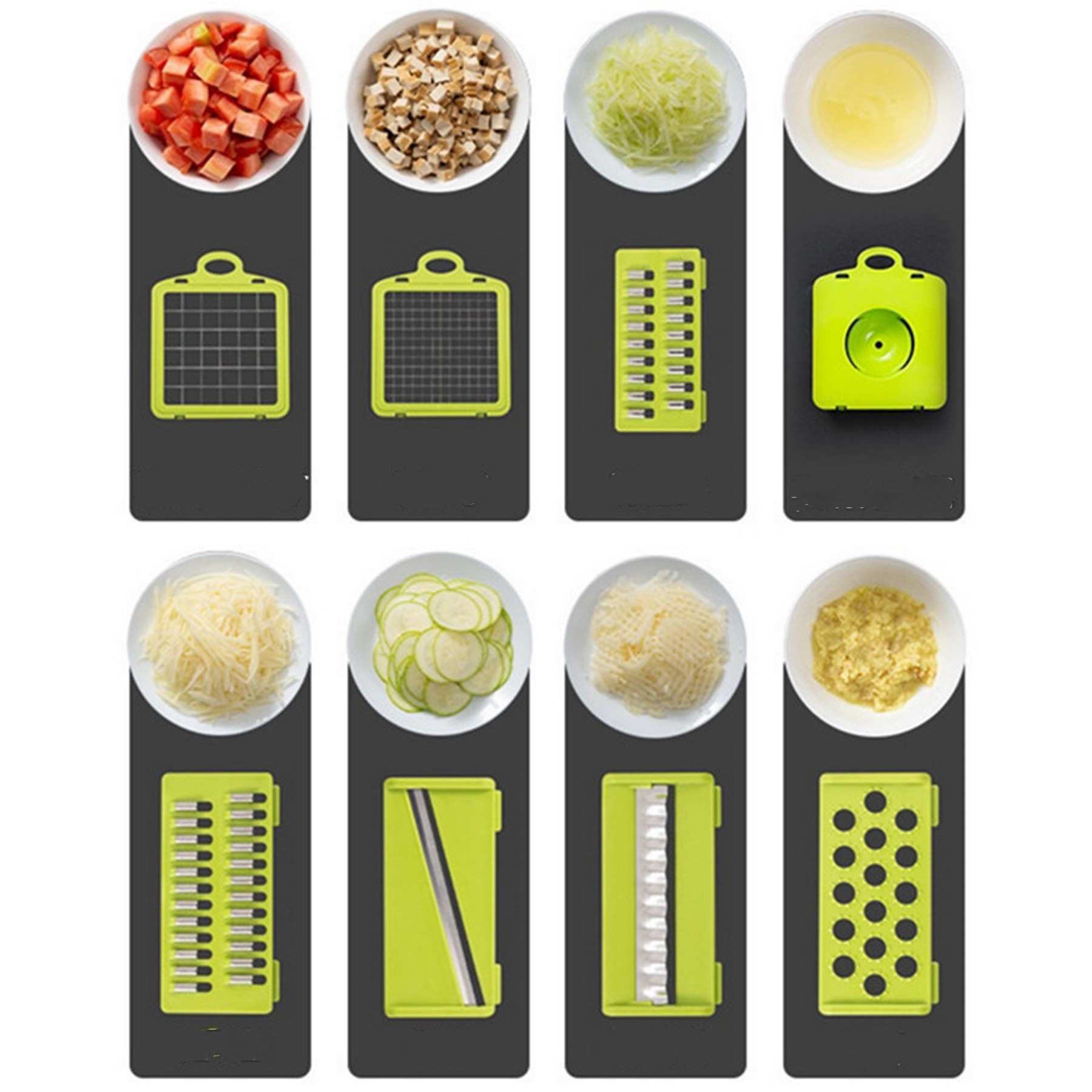 Multi Functional Vegetable Fruit Chopper Set 2