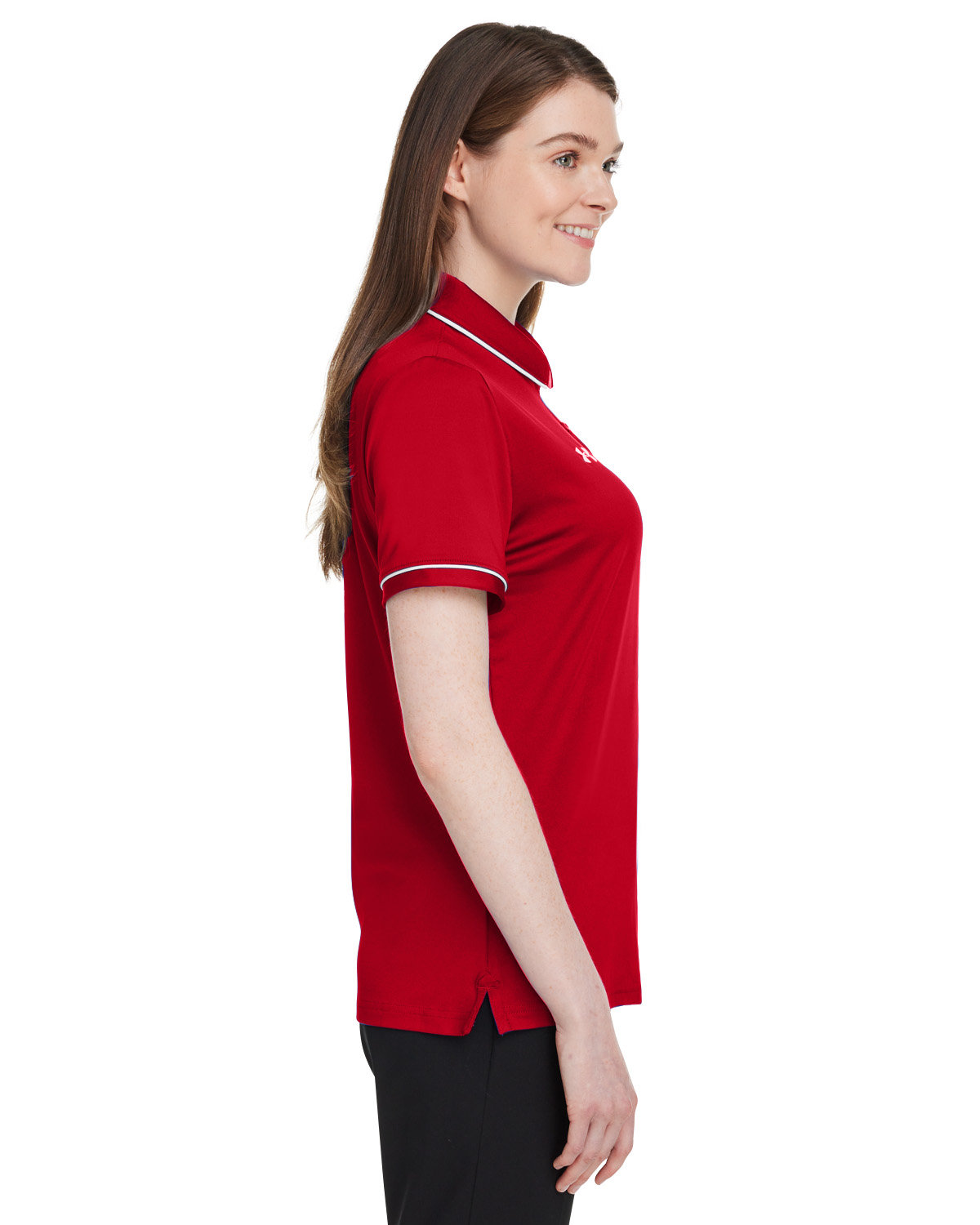 Ladies' Tipped Teams Performance Polo