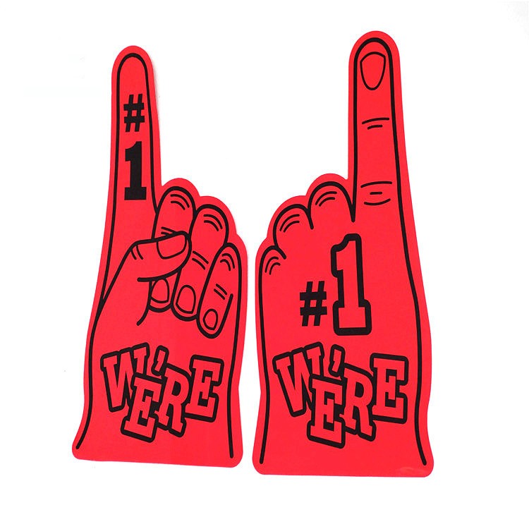 Jumbo Foam Finger Cheer Gloves 3