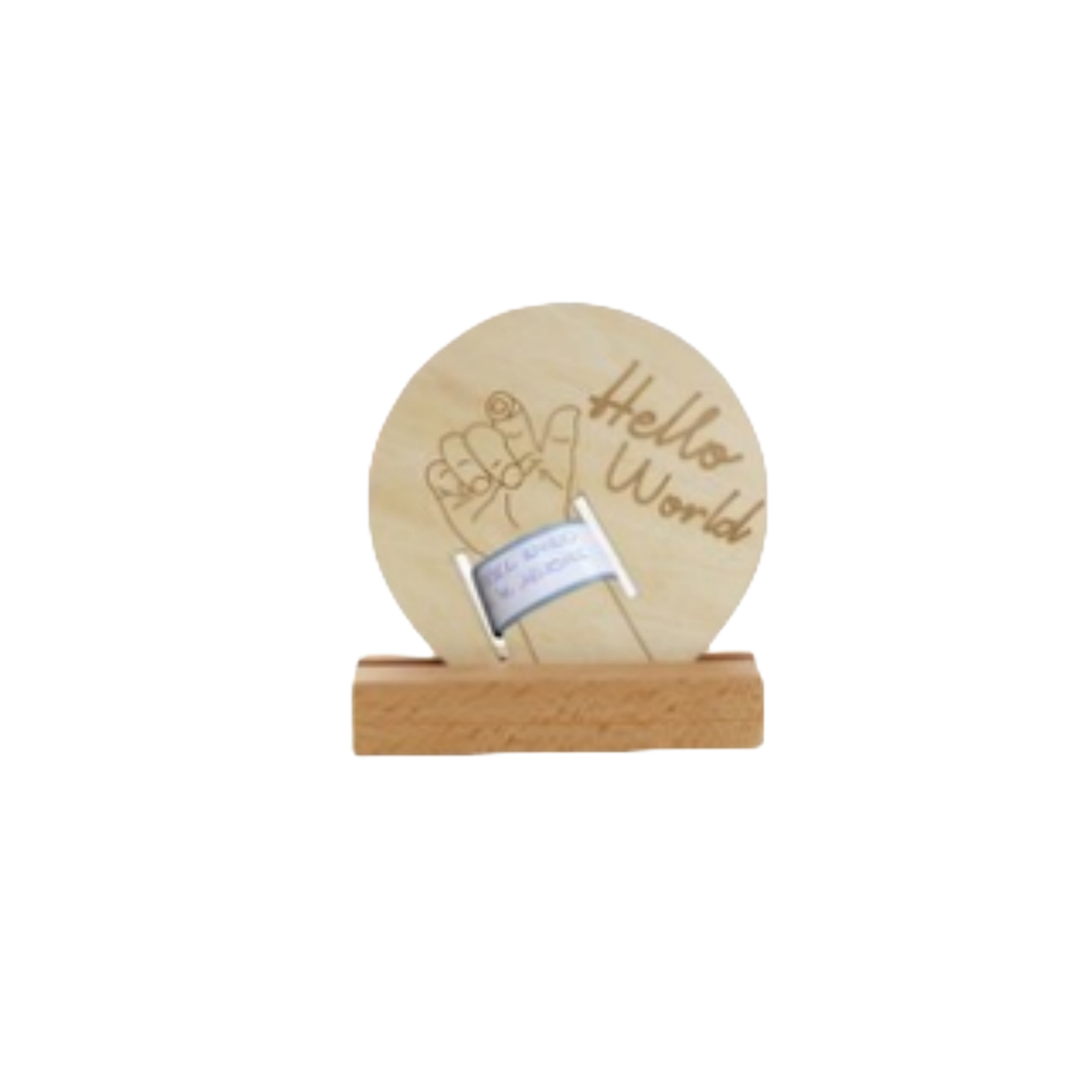 Newborn Baby Bracelet Announcement Sign Commemorative Plaque 5
