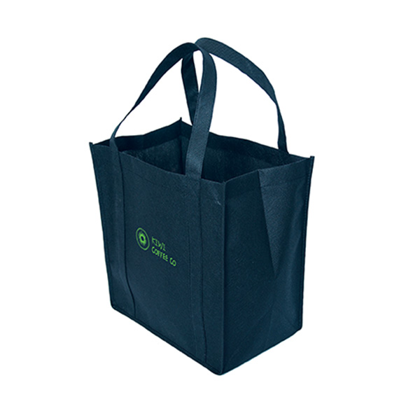 Non Woven Tote: 12" W x 13" H x 8" D 1