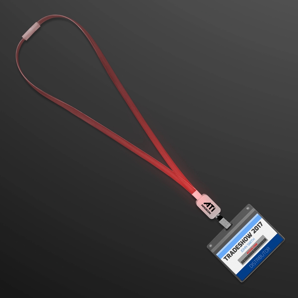 Supernova Light Lanyards, LED Badge Holders 2