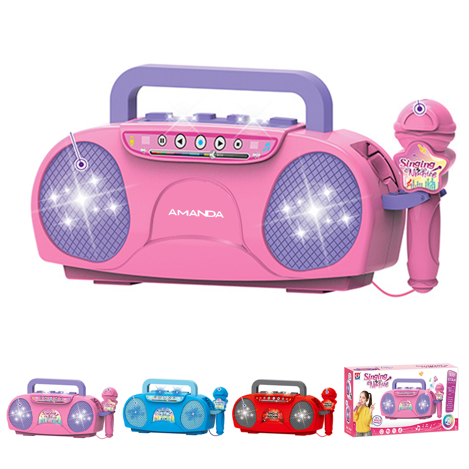 Baby Electronic Musical Instrument Kids Toy Microphone Set