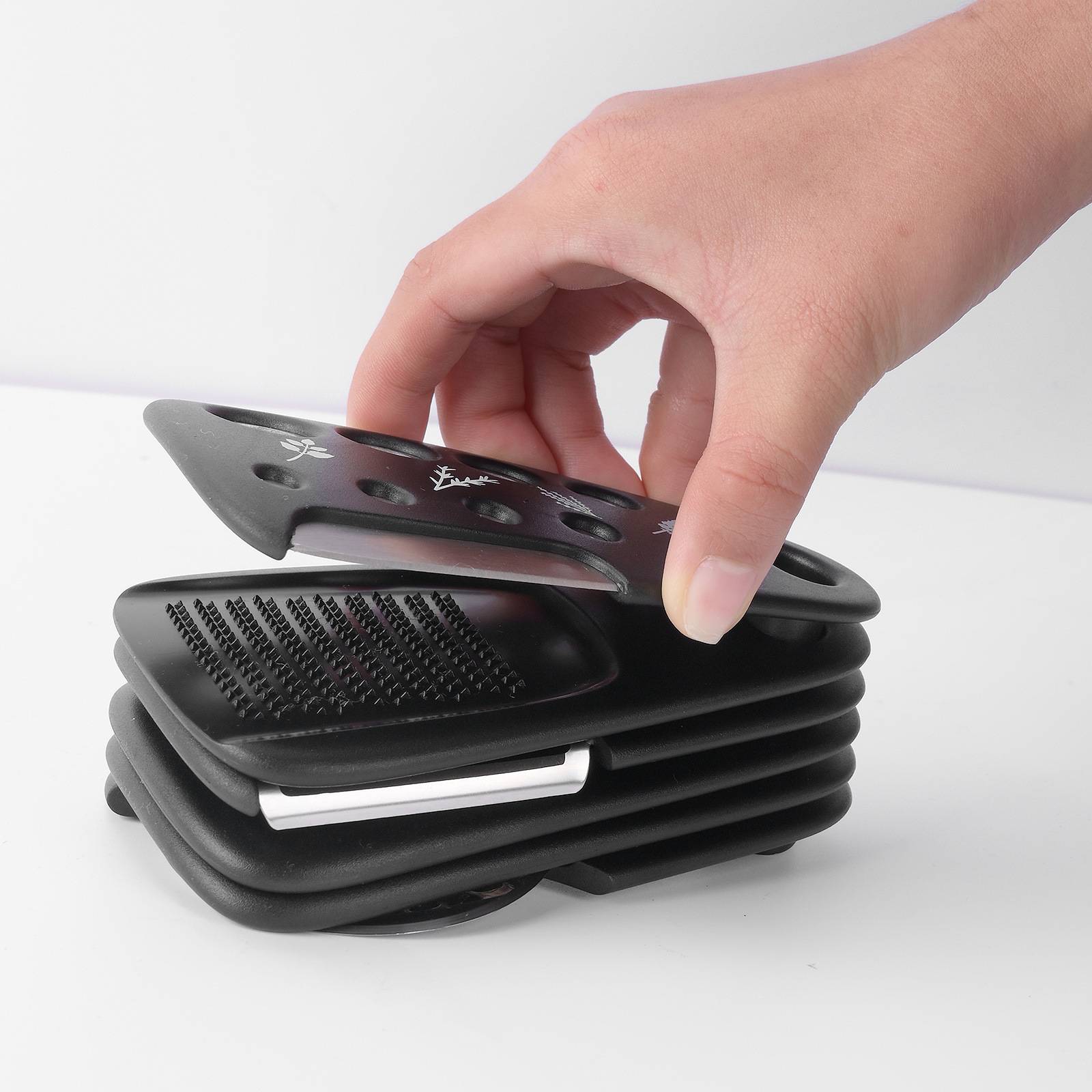 Stackable Kitchen Tools 6-Piece Skin Shaving and Bottle Open 3