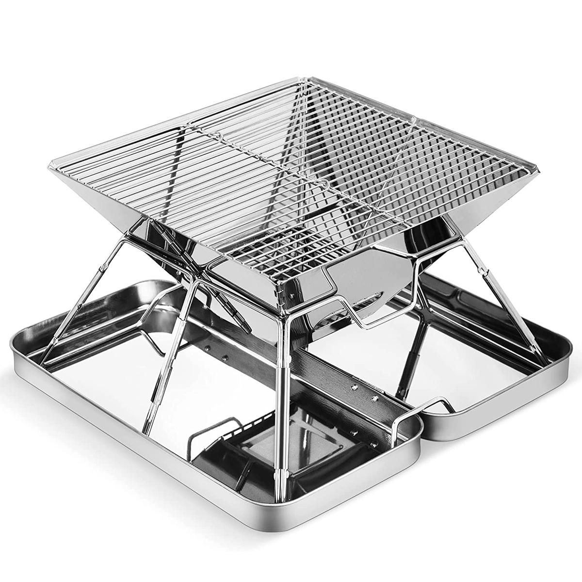 Folding Portable Charcoal Grill 4