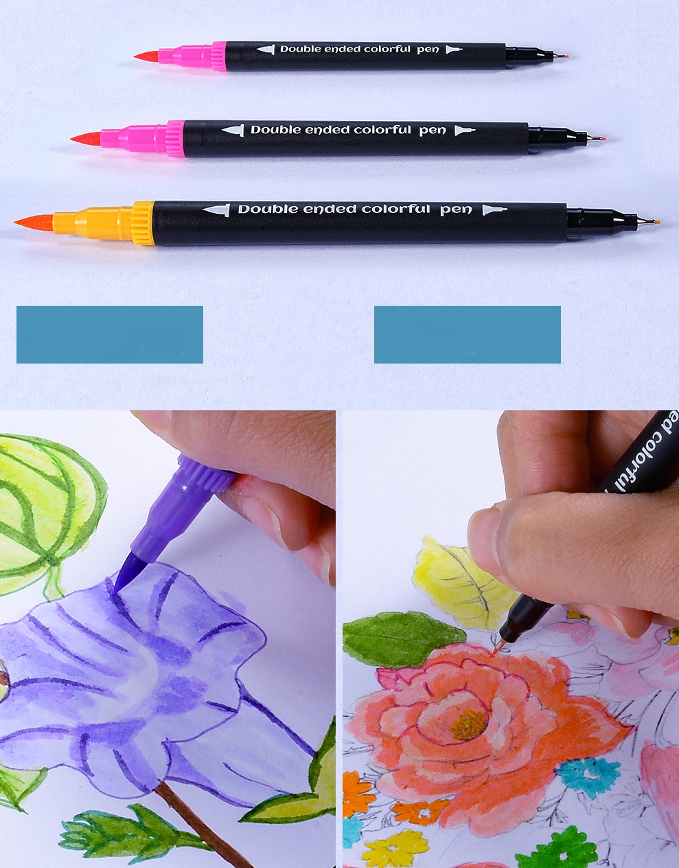 Dual Brush Markers Pens 2