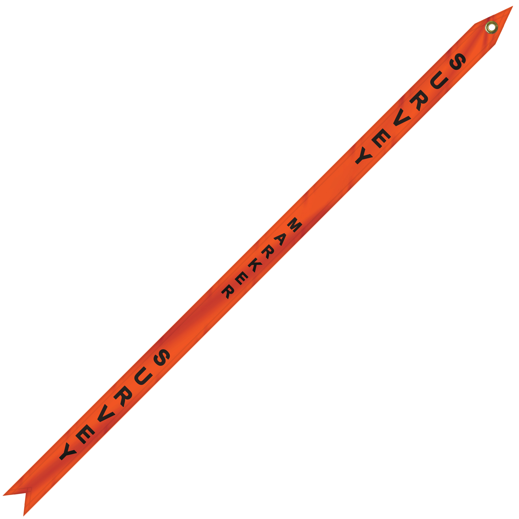 1 1/2" x 36" Custom Printed Knit Polyester Streamer 2