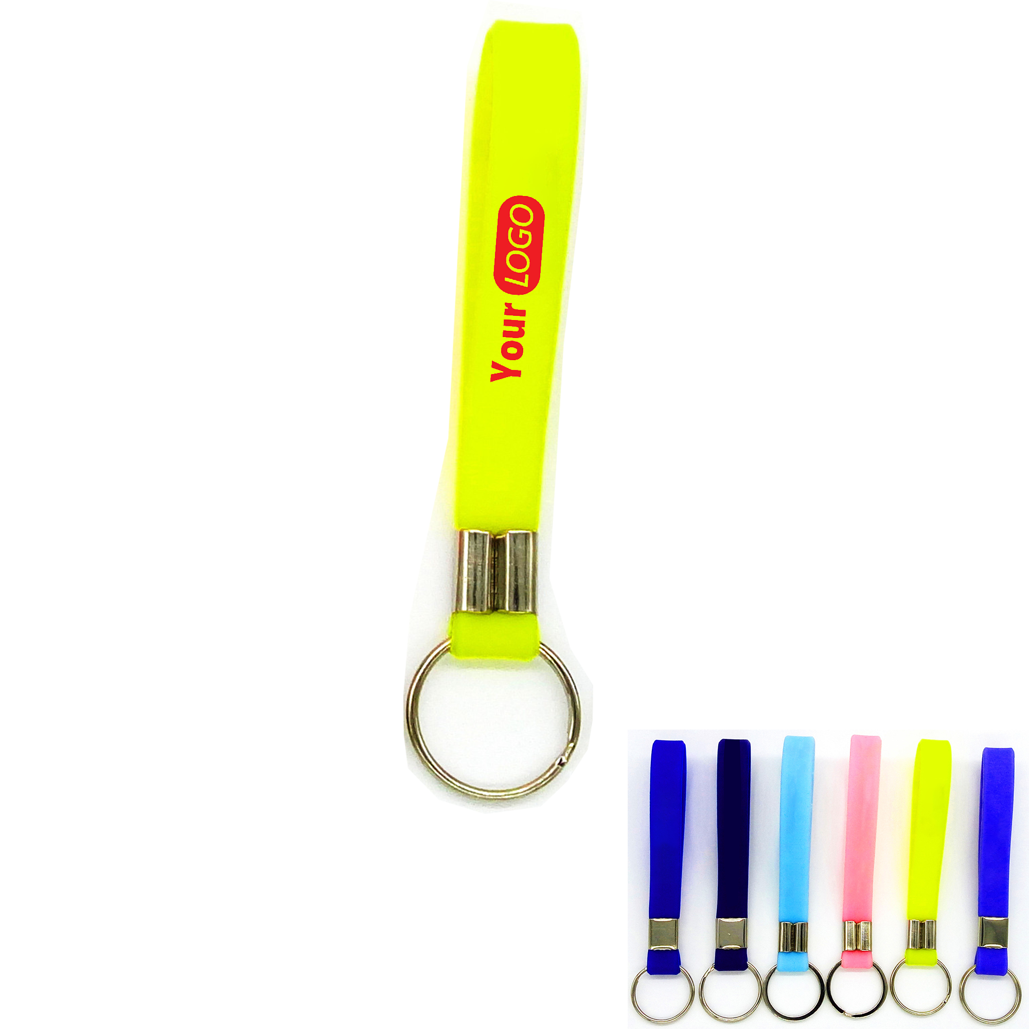 Silicone Wristband Keychain 2