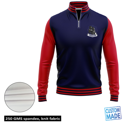 Unisex & Kids' Sublimation 250G Lightweight Quarter Zip 2