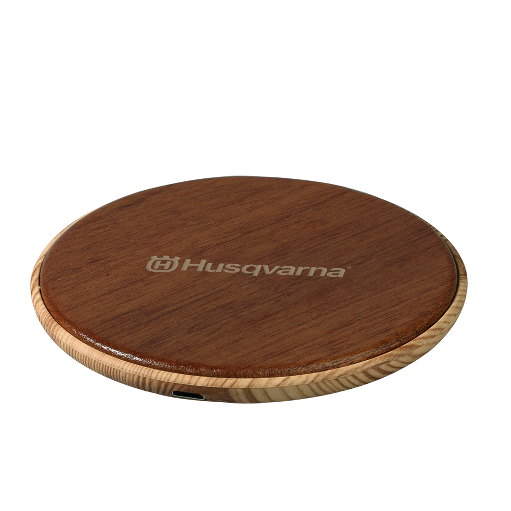 Hebron Walnut Eco-Friendly Wireless Charger 3