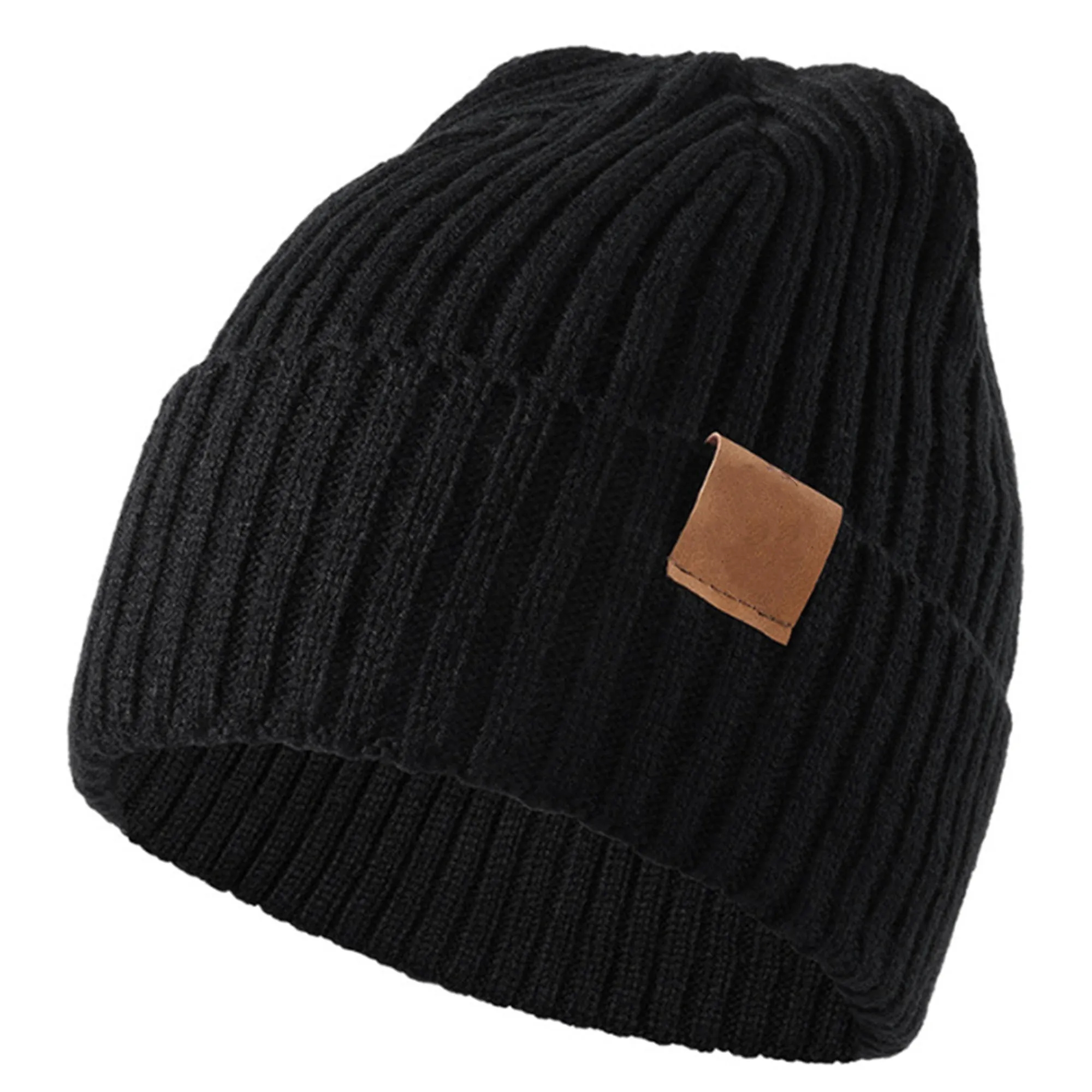 Winter Thick Knit Beanies Hats 1