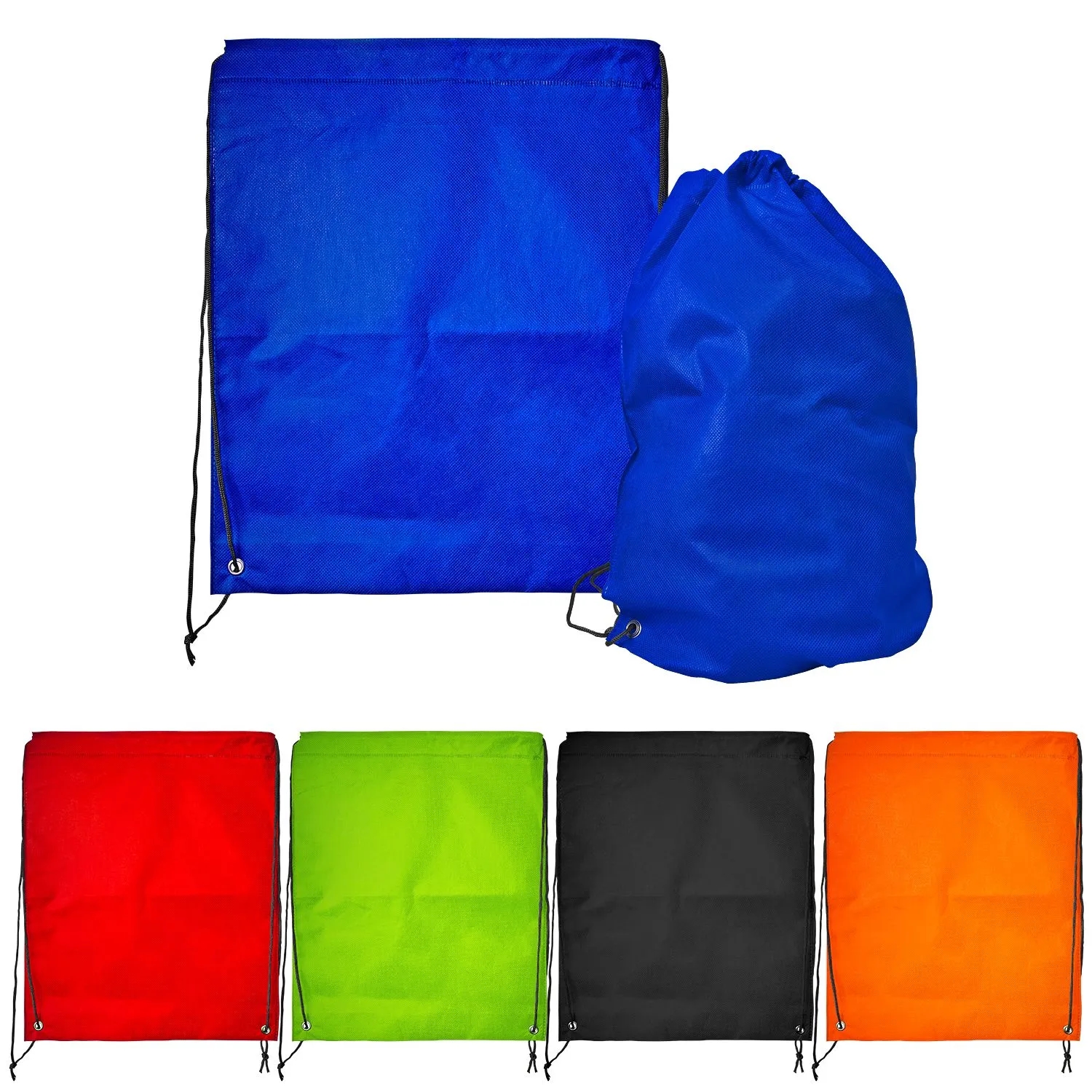Drawstring Backpack, custom backpack with logo imprint 15