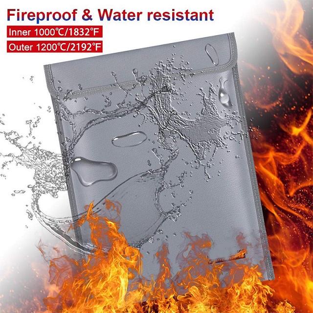 Fire Retardant Document Holder 6