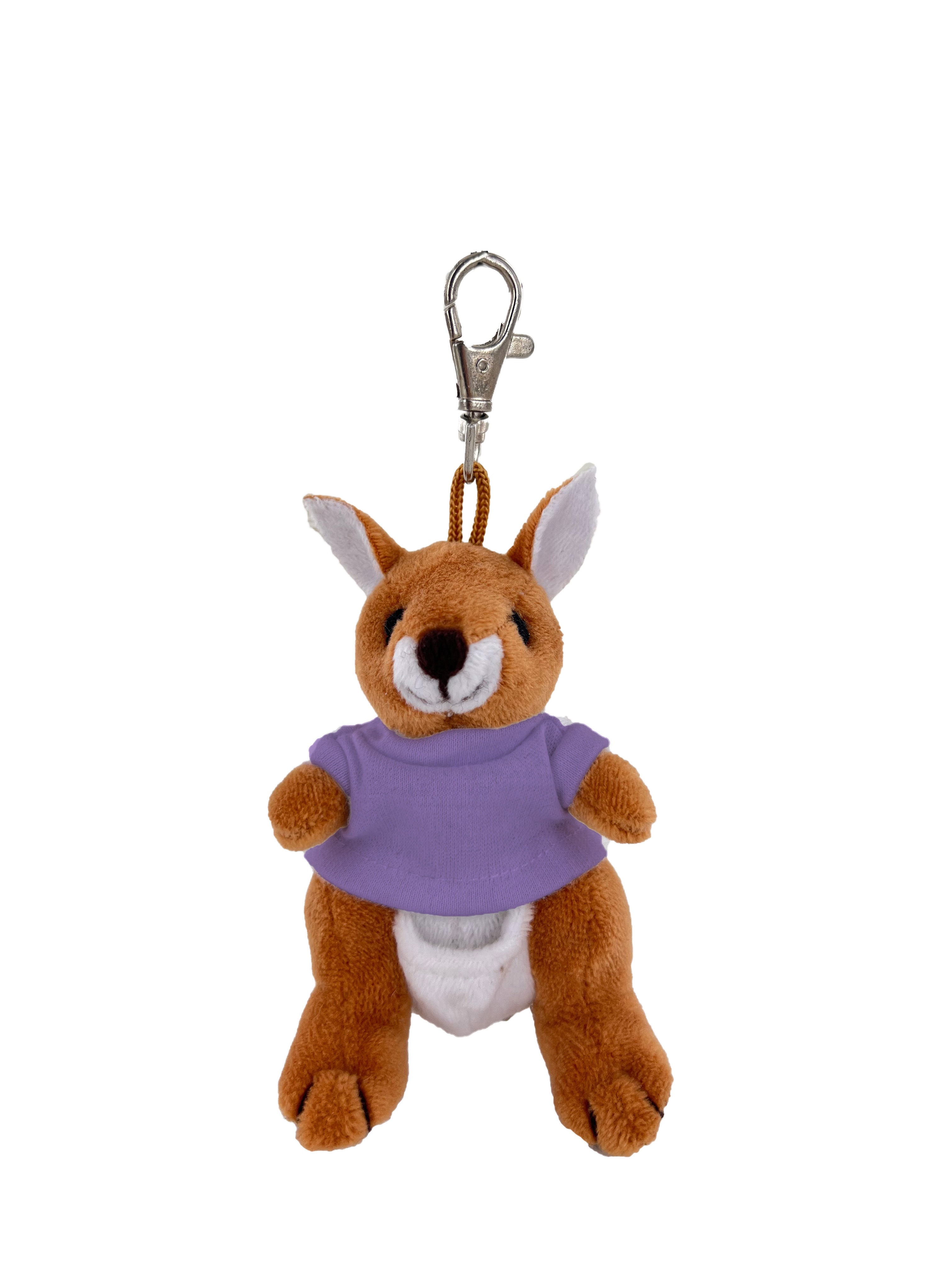 Soft Plush Kangaroo 4" Keychain 19