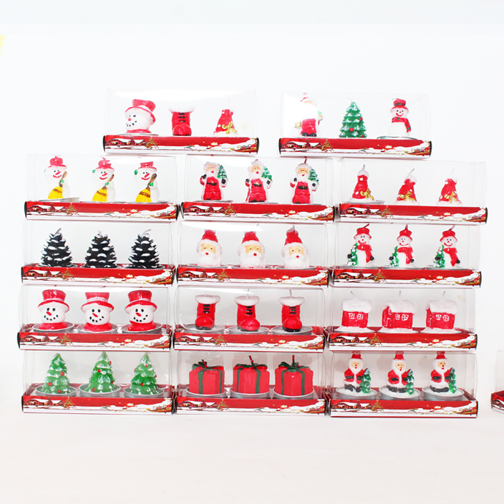 3PCS Christmas Candle Set 2