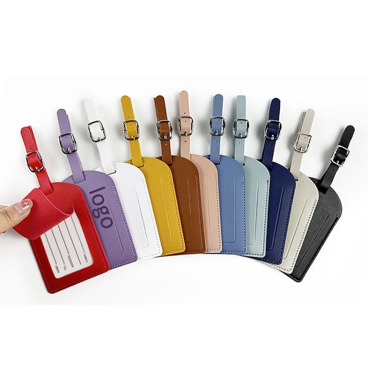 Travel PU Leather Luggage Tag 3