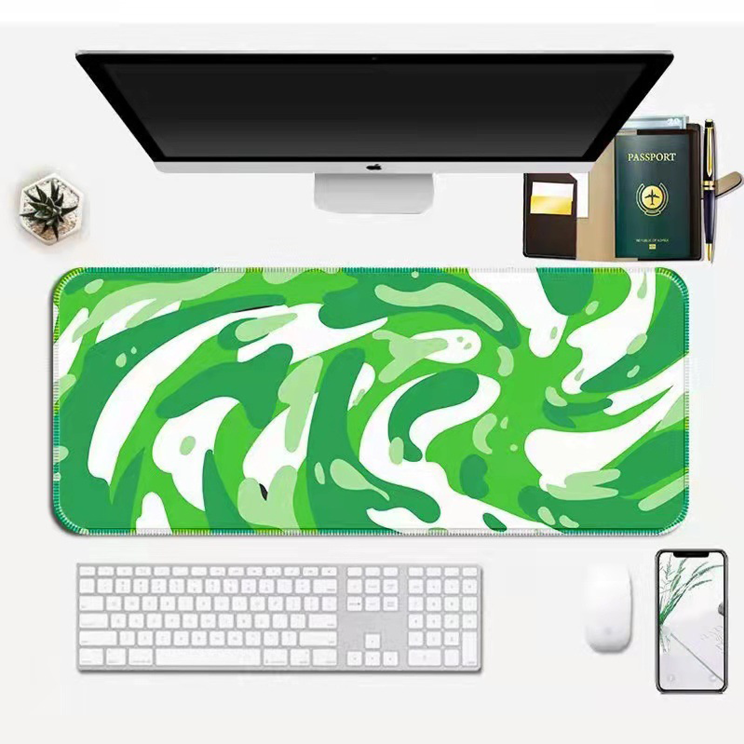 Camouflage Large Office Desk Gamer Keyboard Mat Mouse Pad 15