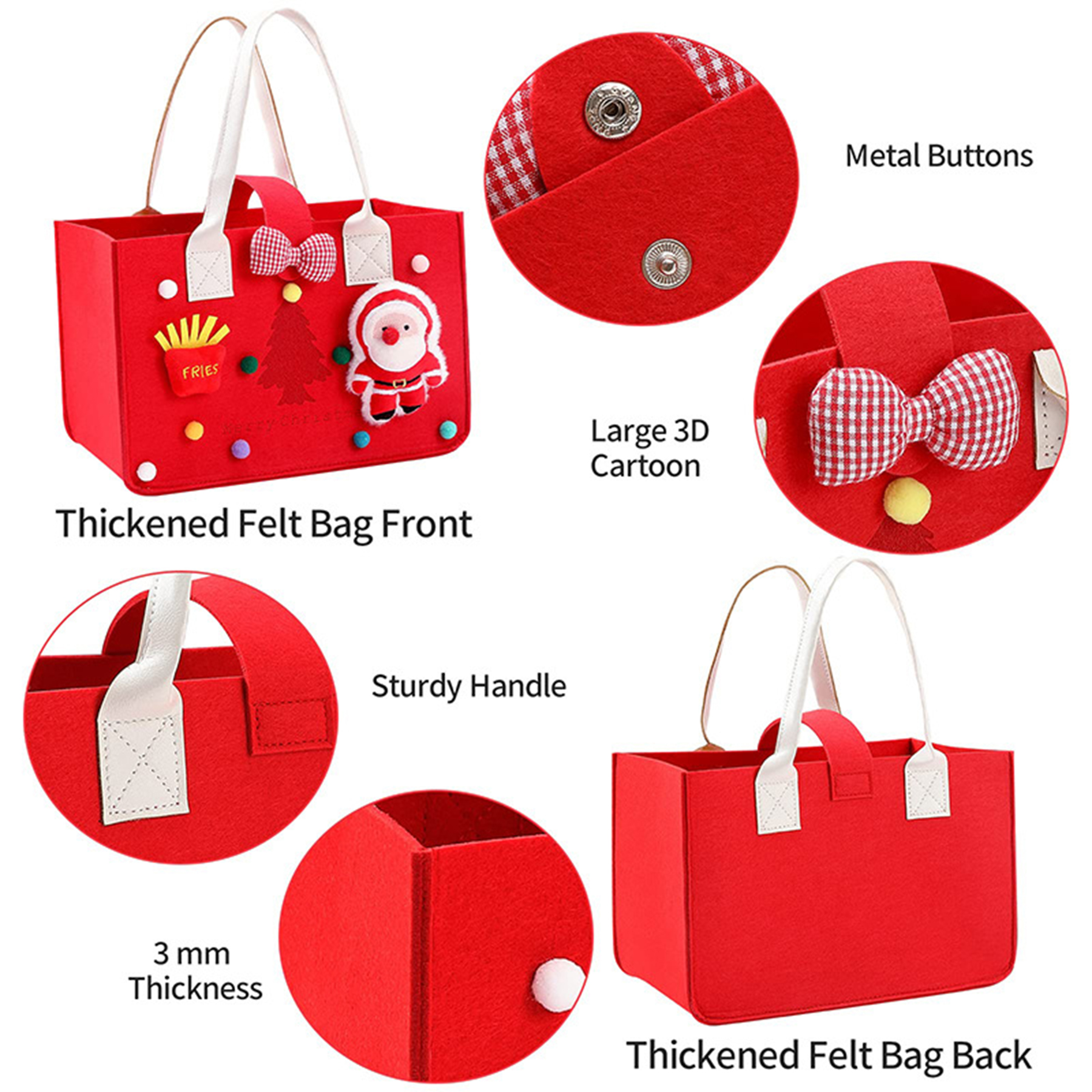 Christmas Felt Gift Bags 4