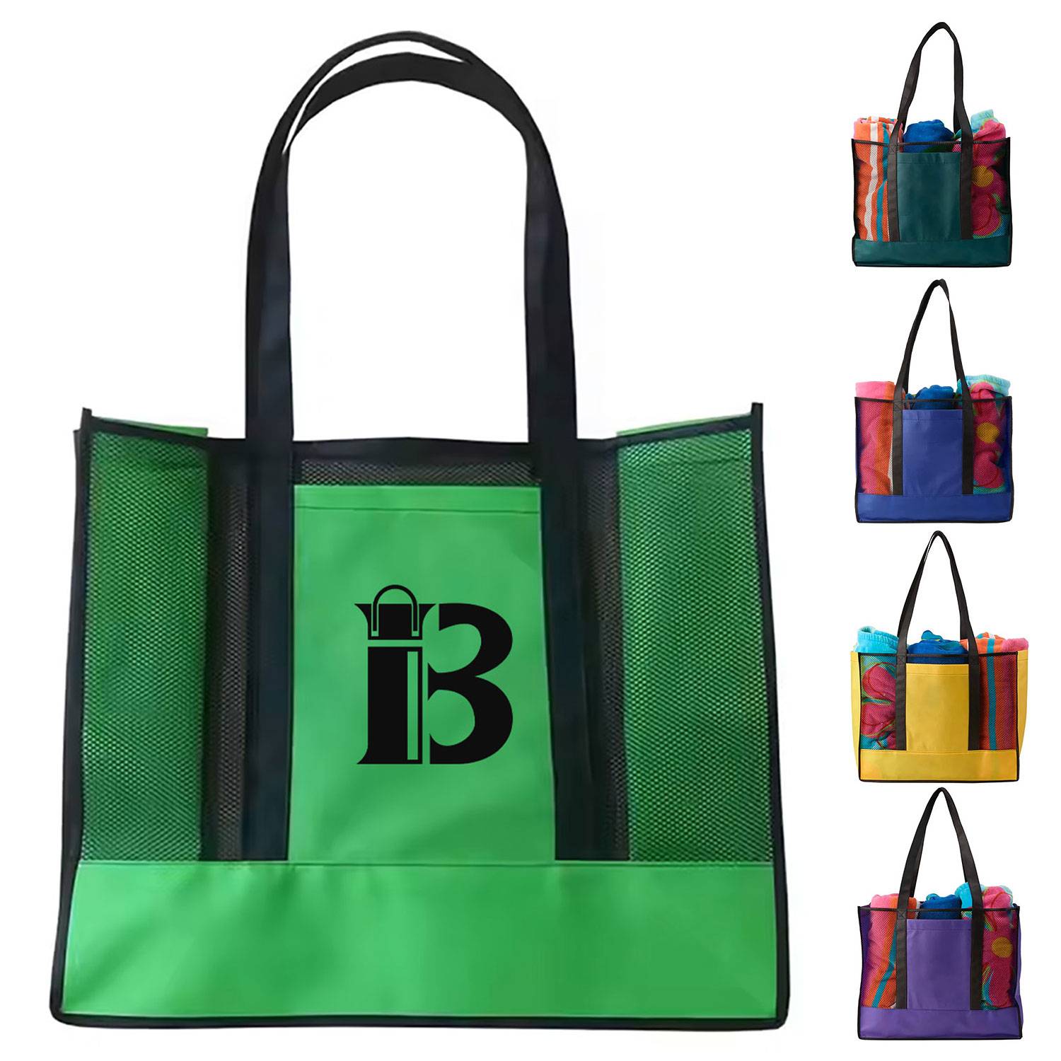 Oxford cloth tote bag, custom tote bag with logo imprint 9