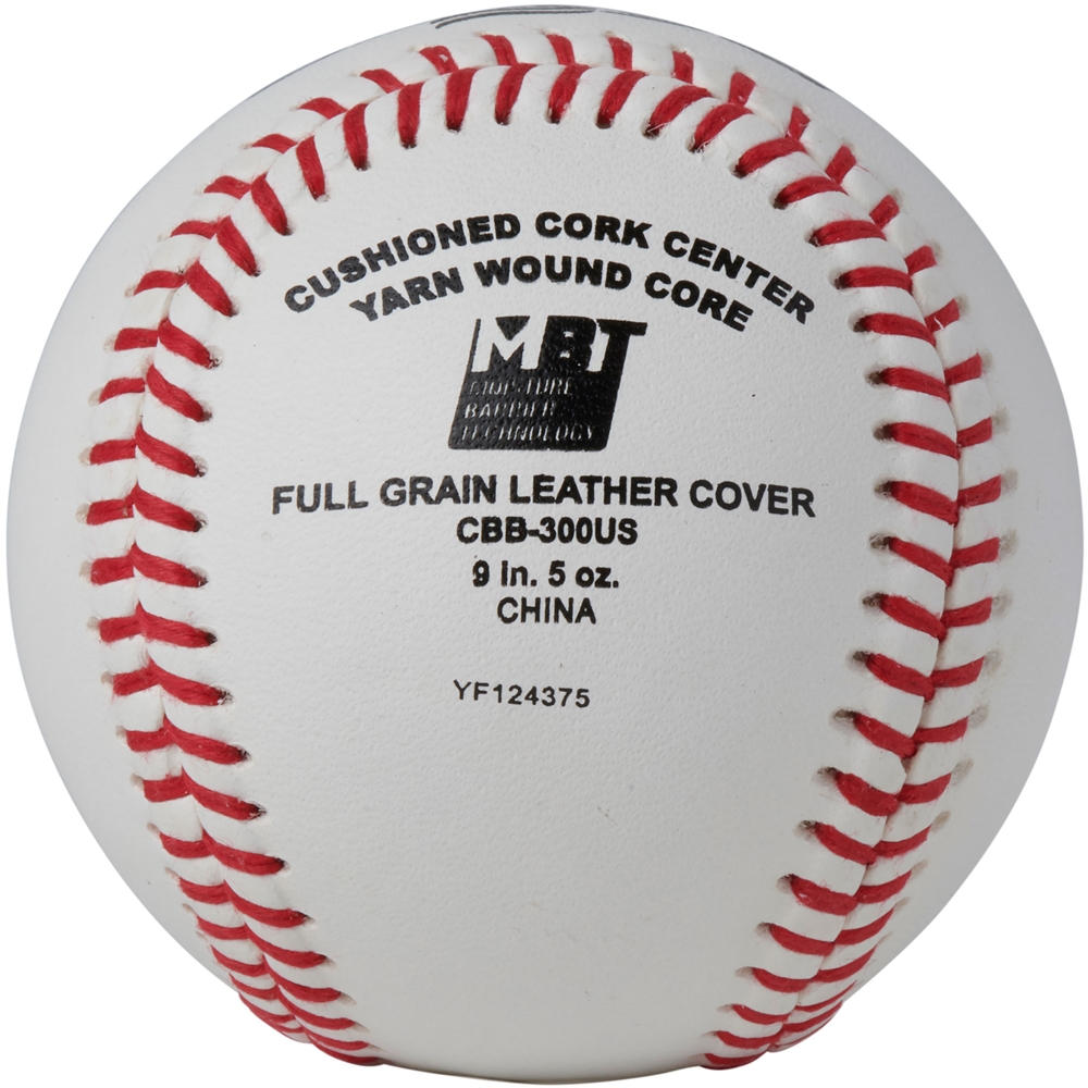 USSSA Approved Baseball - Full Grain Leather Cover 2
