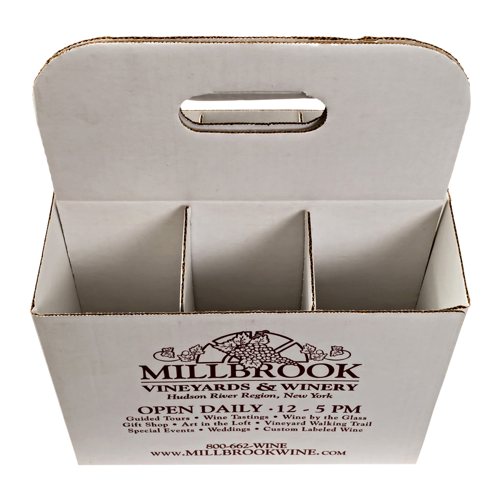 6-Bottle Cardboard Tote 2