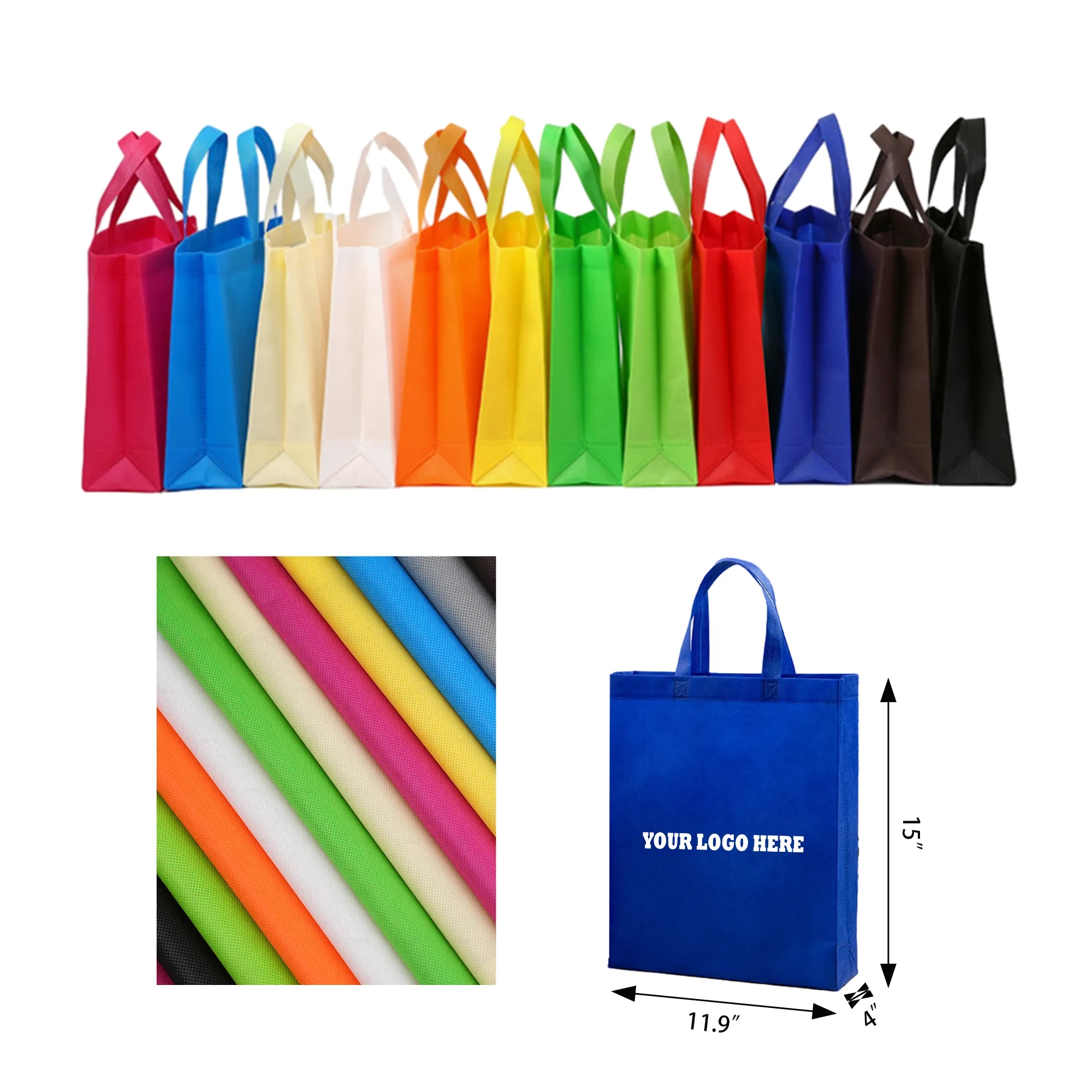 Non-woven Handbag Environmental Shopping Bag MOQ 100PCS 2