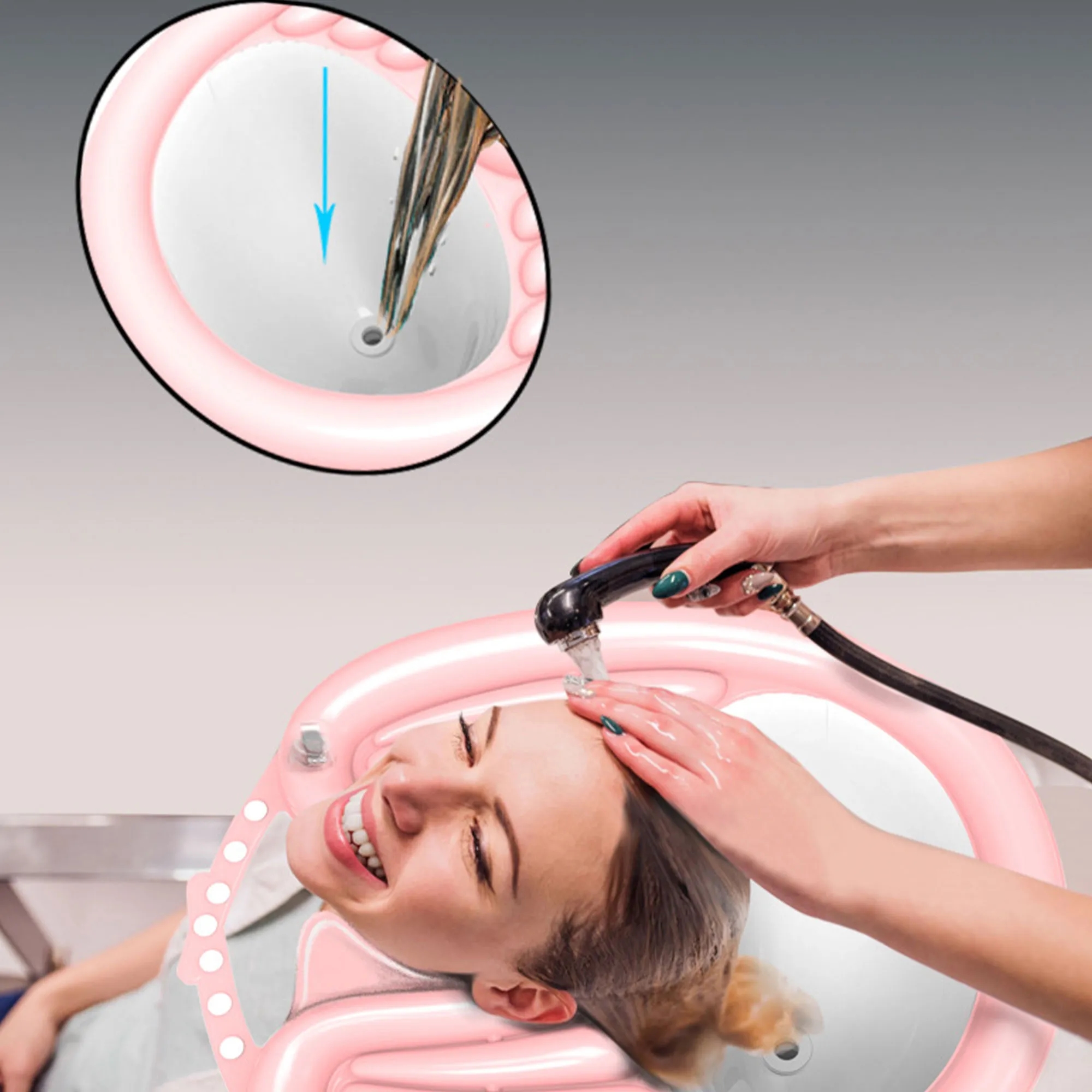 Premium Inflatable Hair Washing Basin For Postpartum Elderly 5