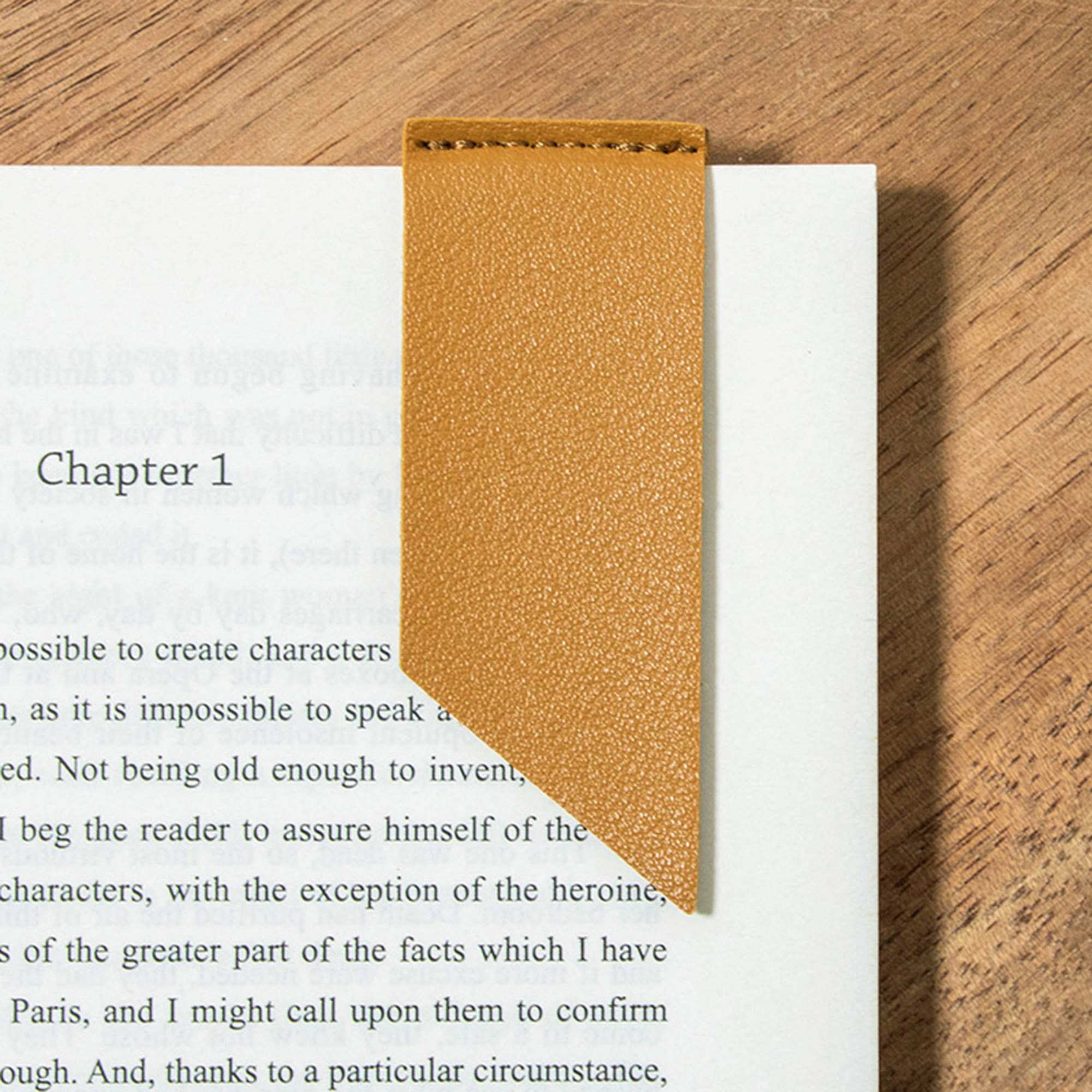 PU Leather Bookmark Page Marker 9