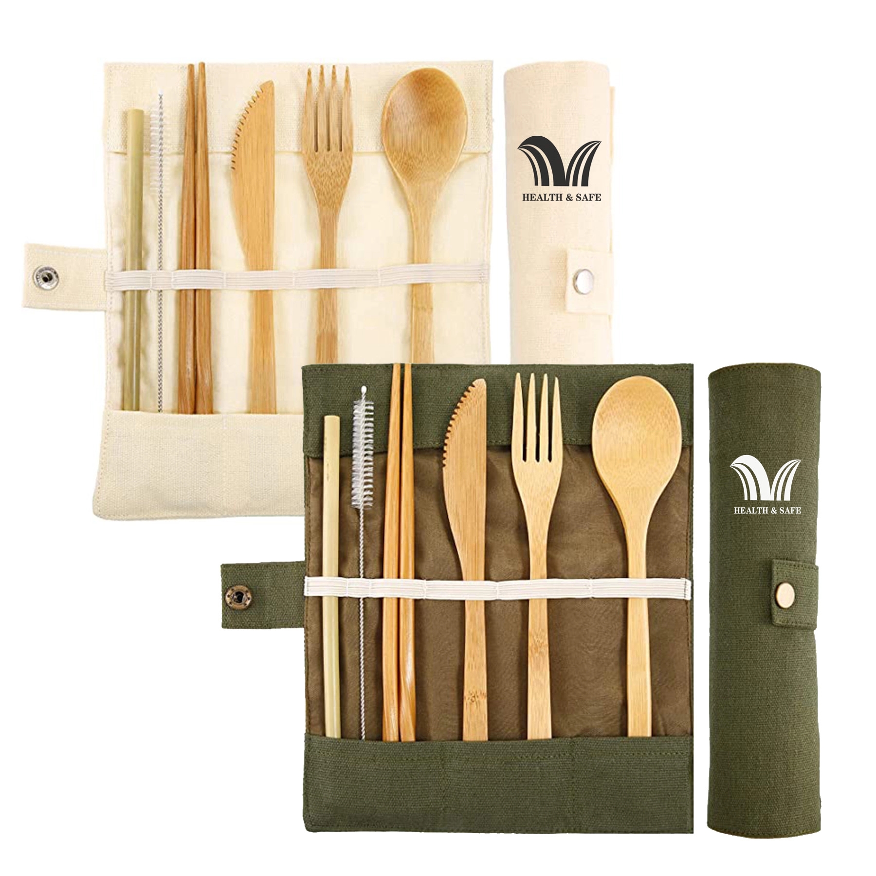 Reusable Bamboo Utensils Cutlery With Case 5