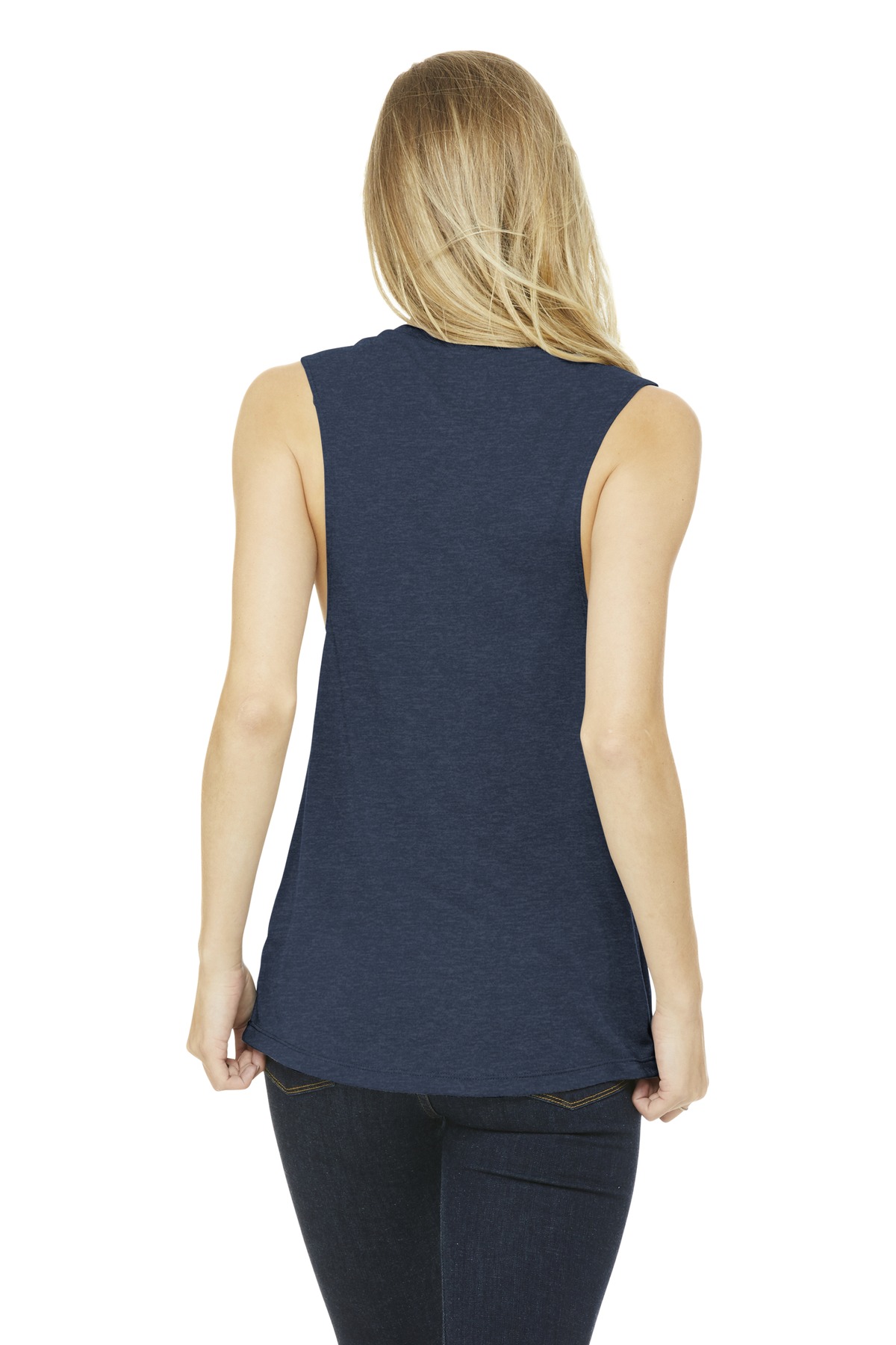BELLA+CANVAS Women's Flowy Scoop Muscle Tank. BC8803 148